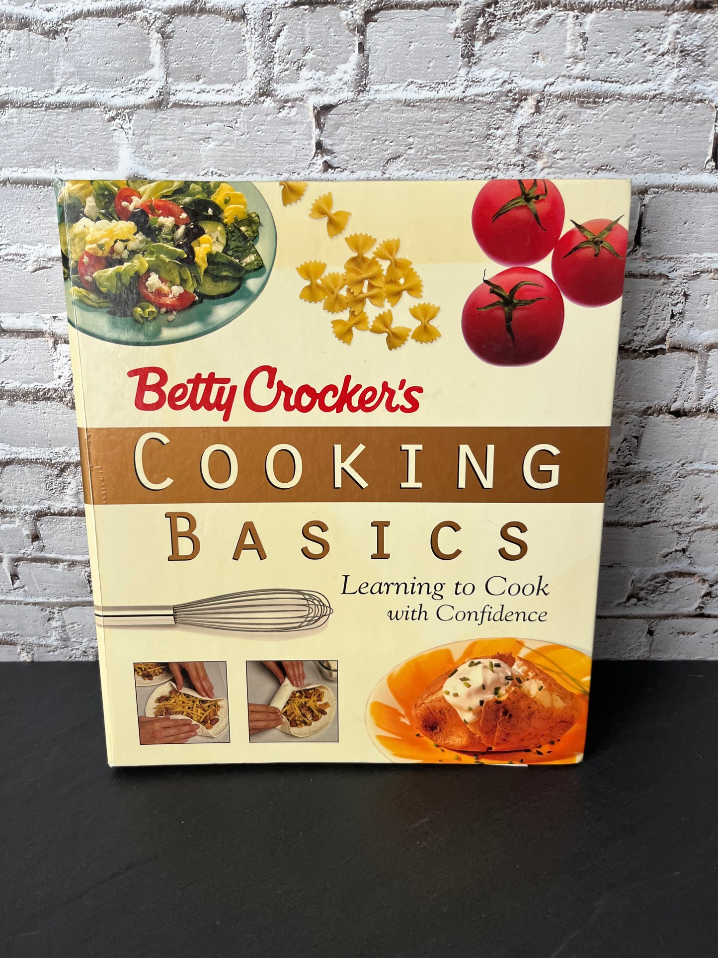 Vintage 1998 Betty Crocker Cooking Basics Hardcover Spiral Bound Cookbook