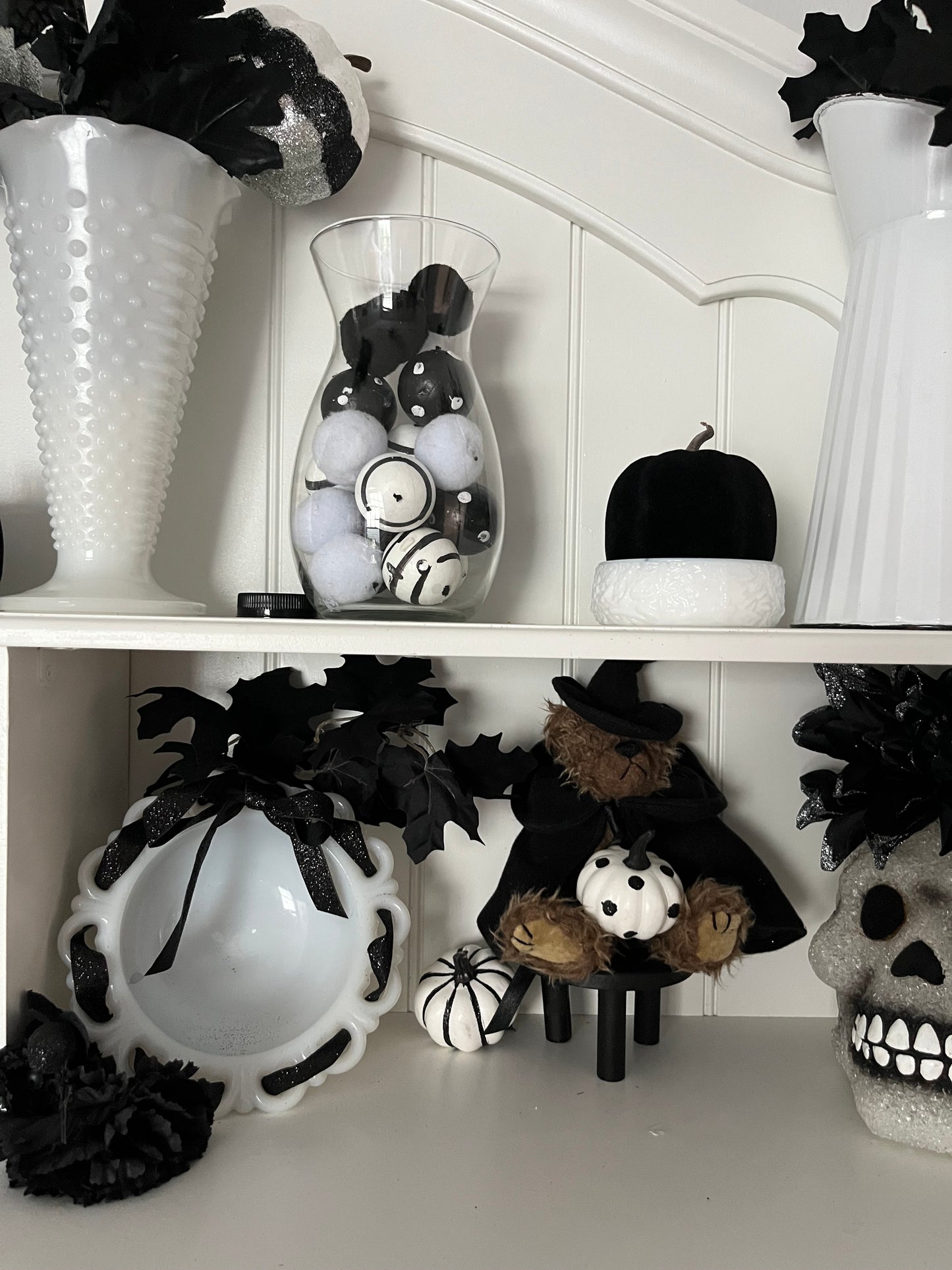 Vintage Milk Glass “Open Edge” Pedestal Ribbon Compote Bowl —  Anchor Hocking Era, c. 1950s