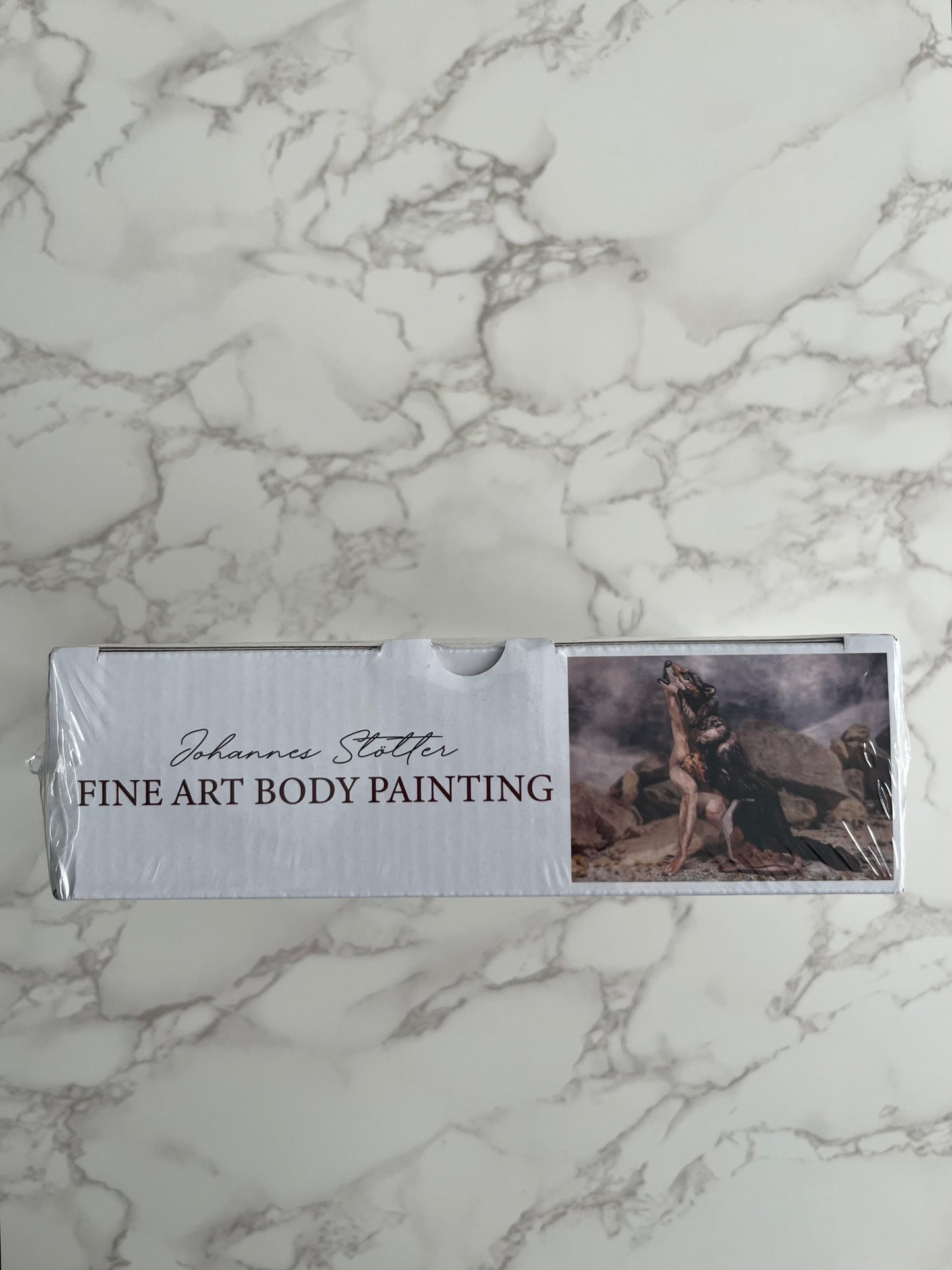 Fine Art Body Painting Wolf Puzzle — Johannes Stötter Illusion Art — Sealed 1000 Piece Puzzle — 2020s Contemporary