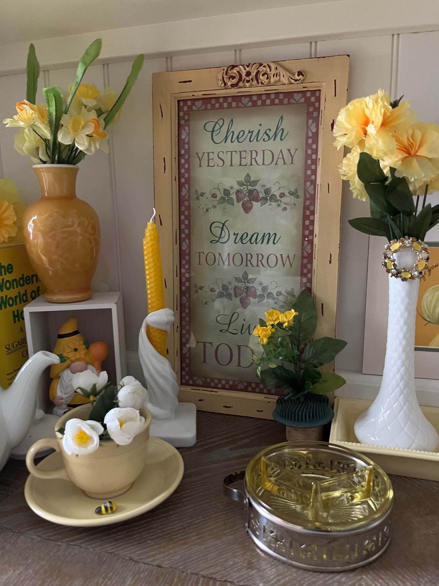 Vintage Fiesta Ware Yellow Cup and Saucer Set – Homer Laughlin Fiestaware Tea Cup Butter Yellow (pre 2002)