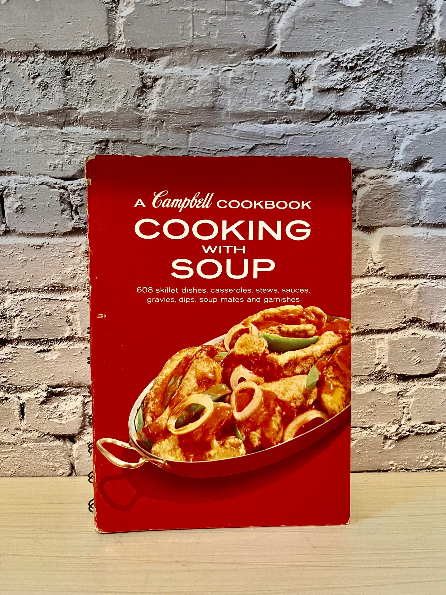 Vintage 1970s Campbell’s “Cooking With Soup” Cookbook | Retro Mid-Century Kitchen Recipe Book