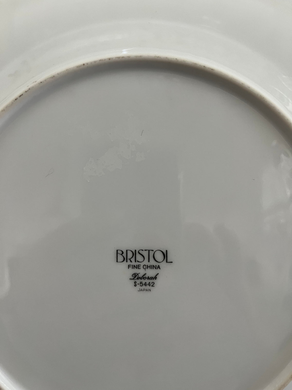 Set of 2 Beautiful Vintage BRISTOL FINE CHINA Deborah Orange Poppy Dinner Plates