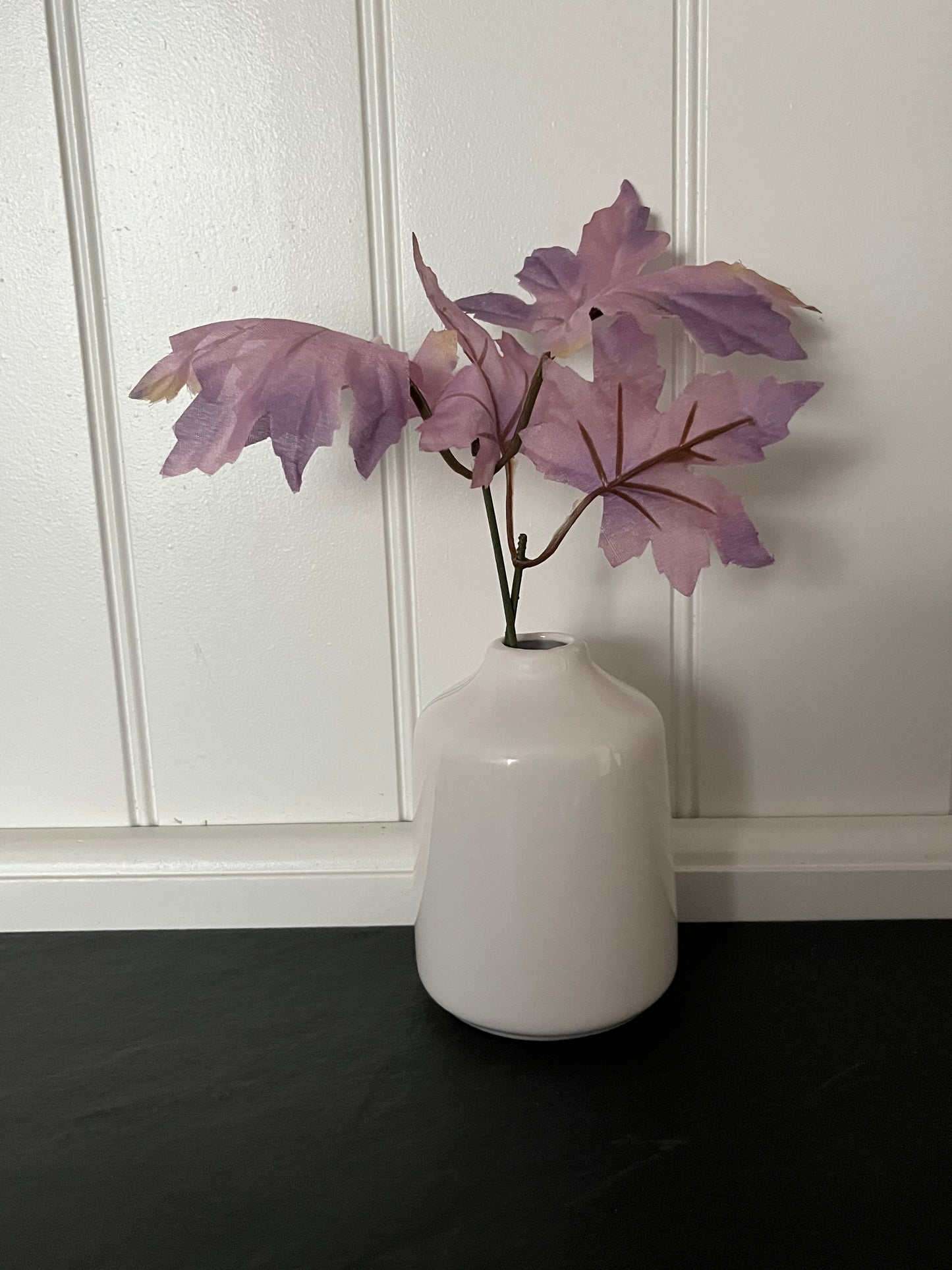 Modern Minimalist White Ceramic Bud Vase – Gloss Finish, 3.5” x 3”, Contemporary Decor Accent