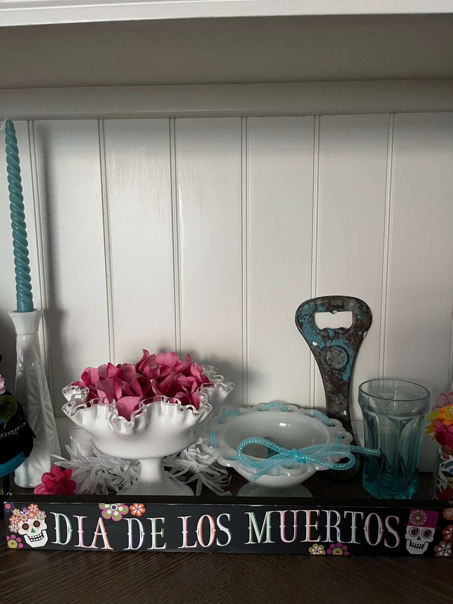 Vintage Milk Glass “Open Edge” Pedestal Ribbon Compote Bowl —  Anchor Hocking Era, c. 1950s