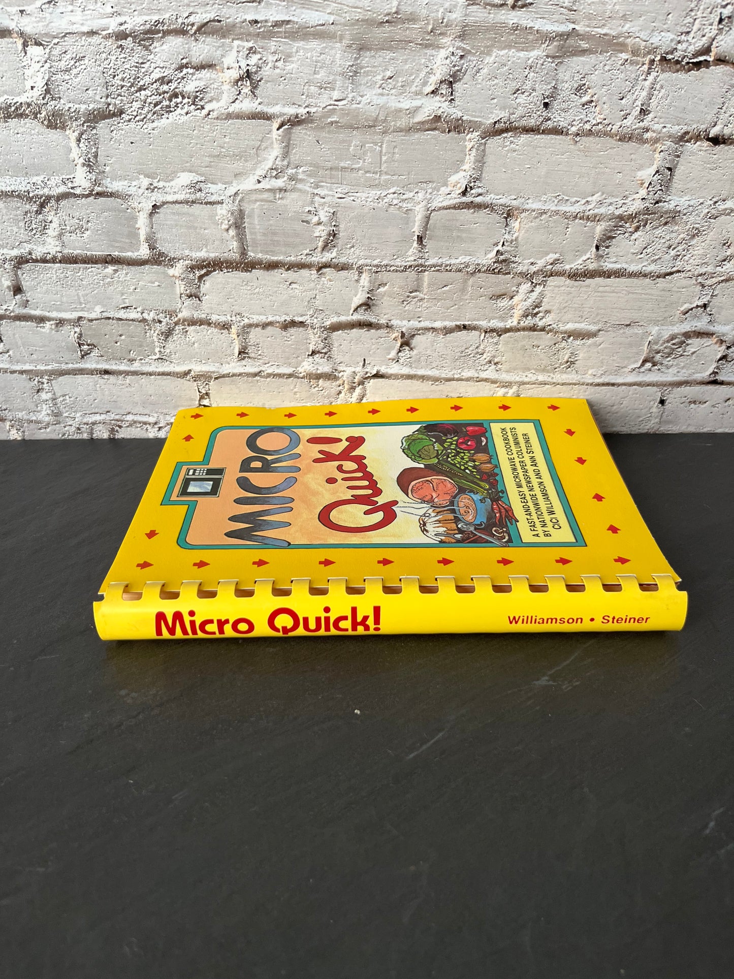 Vintage 1984 Micro Quick! Microwave  Spiral Bound Cookbook by CiCi Williamson & Ann Steiner