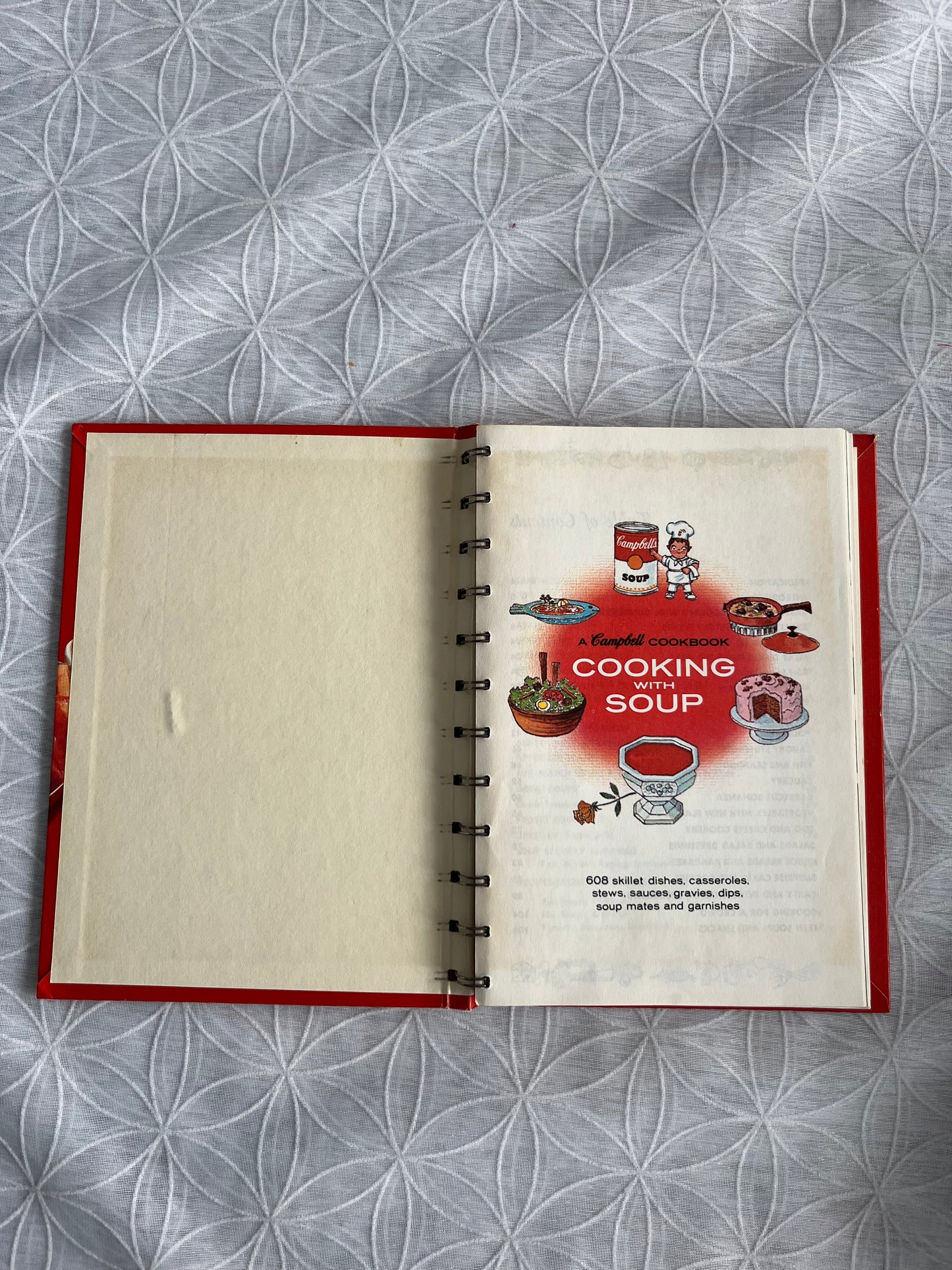Vintage 1970s Campbell’s “Cooking With Soup” Cookbook | Retro Mid-Century Kitchen Recipe Book