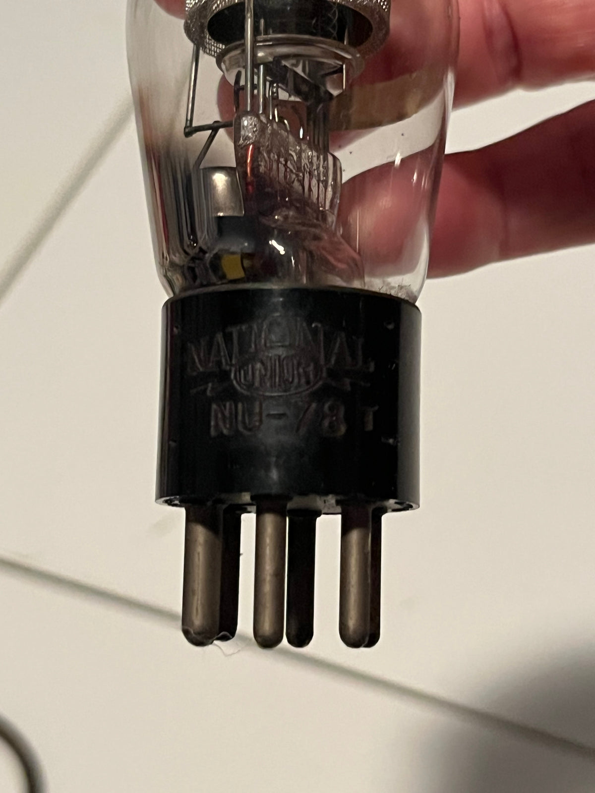 Vintage 1920s Silvertone 226 Vacuum Tube |–1930s Sears Radio Tube | 4-Pin Industrial Curio