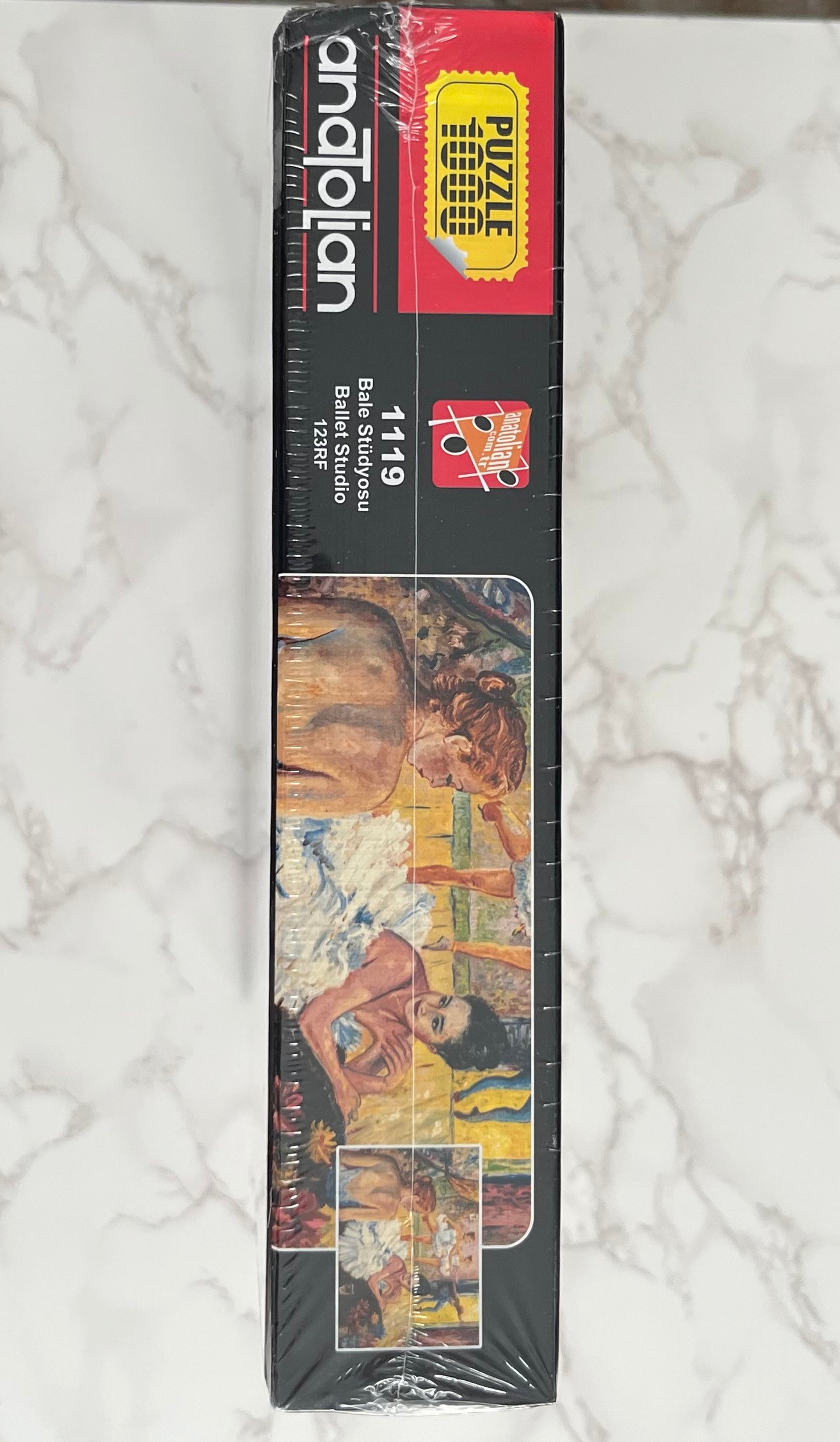 Sealed 2010s Anatolian “Ballet Studio” 1000 Piece Art Puzzle – Edgar Degas Ballet Dancers Artwork – Contemporary Collectible Art Puzzle (New Old Stock)