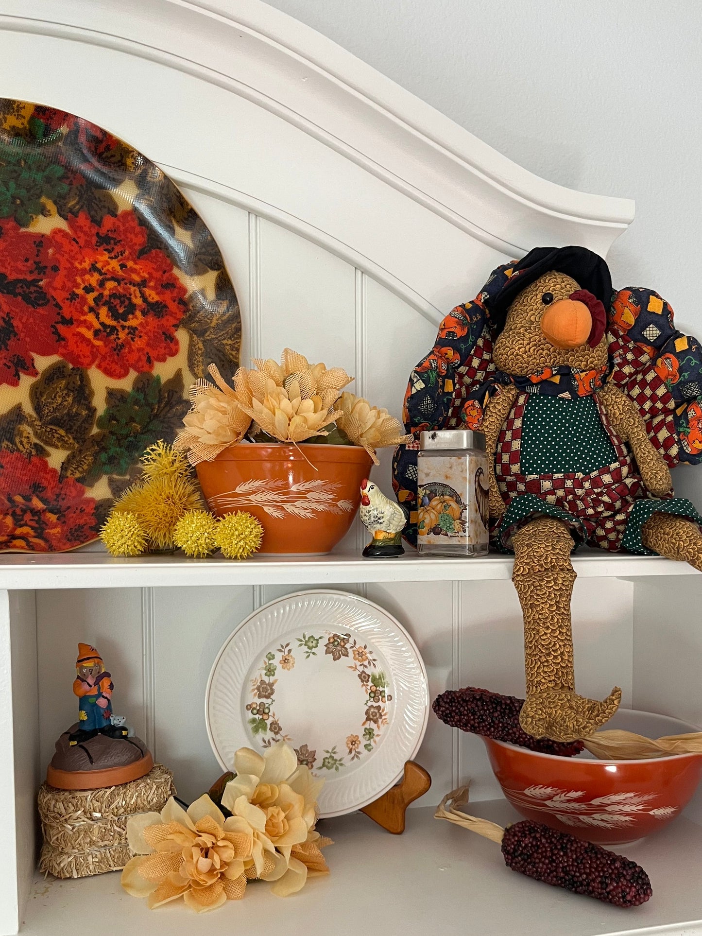 Vintage Cracker Barrel Ceramic Rooster & Hen Salt and Pepper Shakers – Hand-Painted Farmhouse Pair – 1990s/2000s