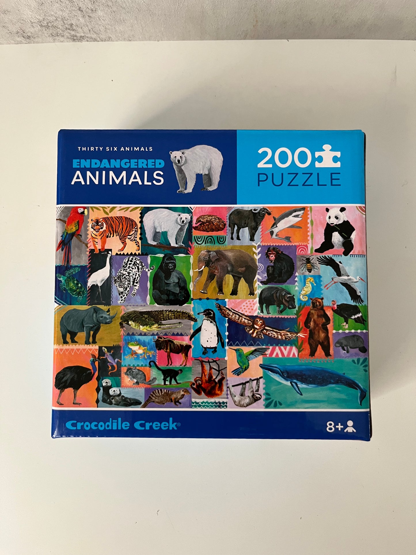 Endangered Animals 200 Piece Educational Jigsaw Puzzle — Contemporary 2020s Wildlife Learning Puzzle — Crocodile Creek

⸻