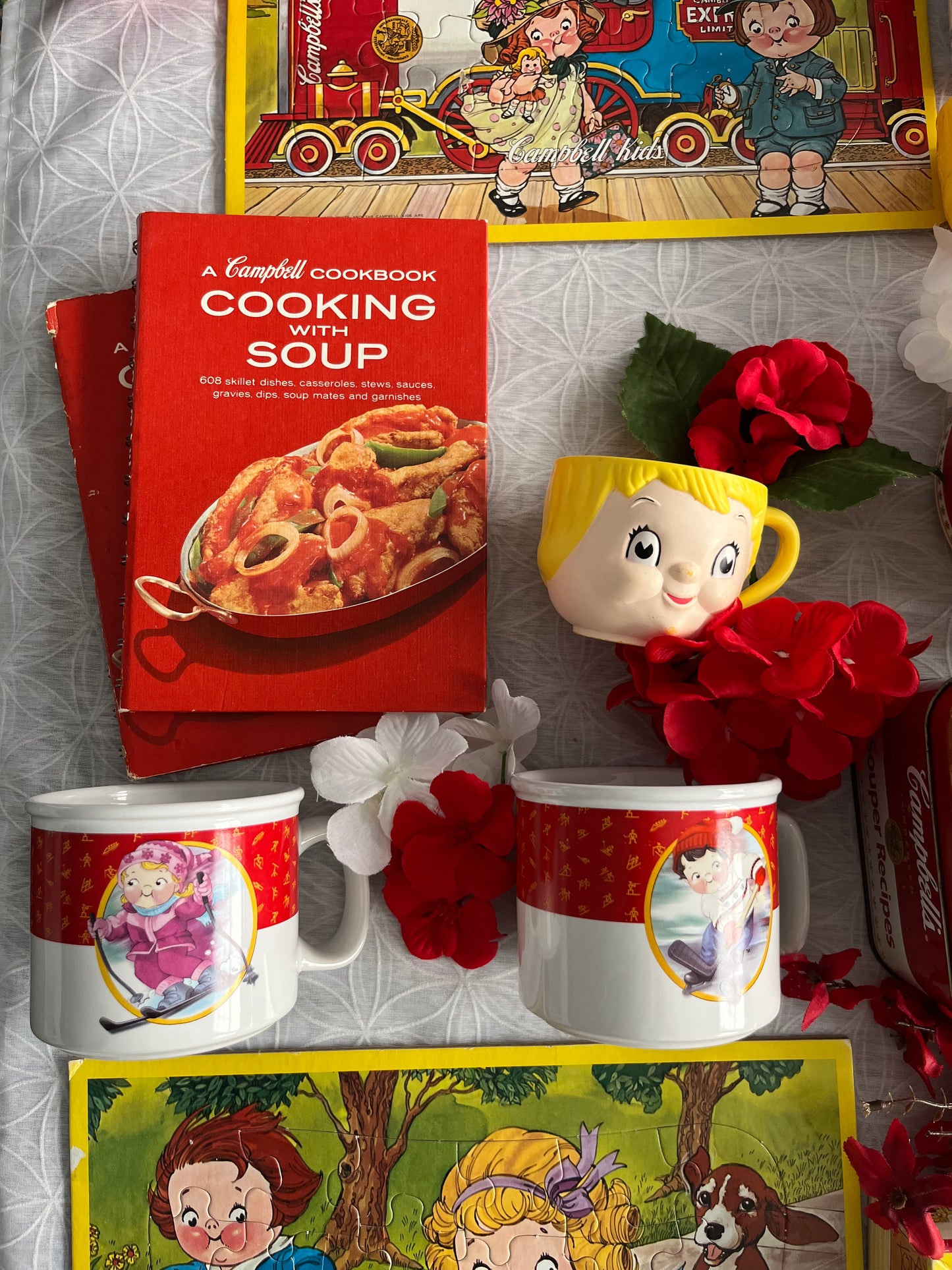 Vintage 1970s Campbell’s “Cooking With Soup” Cookbook | Retro Mid-Century Kitchen Recipe Book