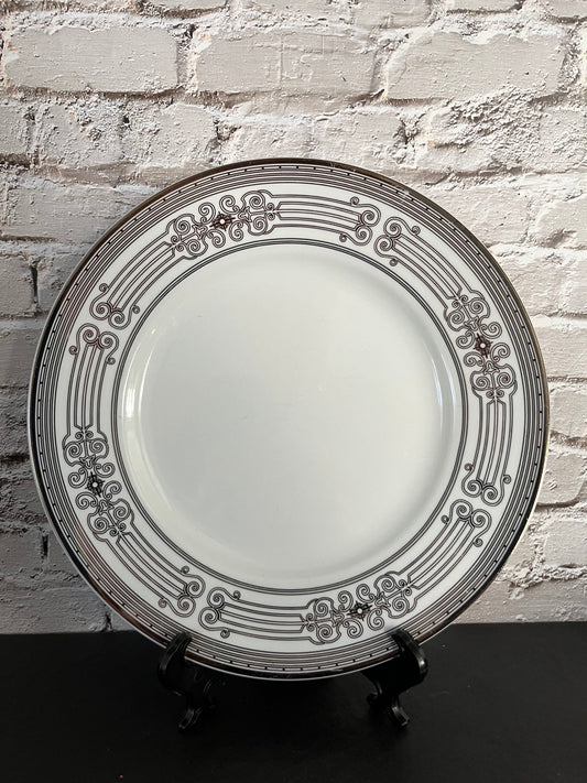 Pair of  Colin Cowie Westchester Scroll Salad Plates – 8½” JCPenney China Home Collection (2000s)
