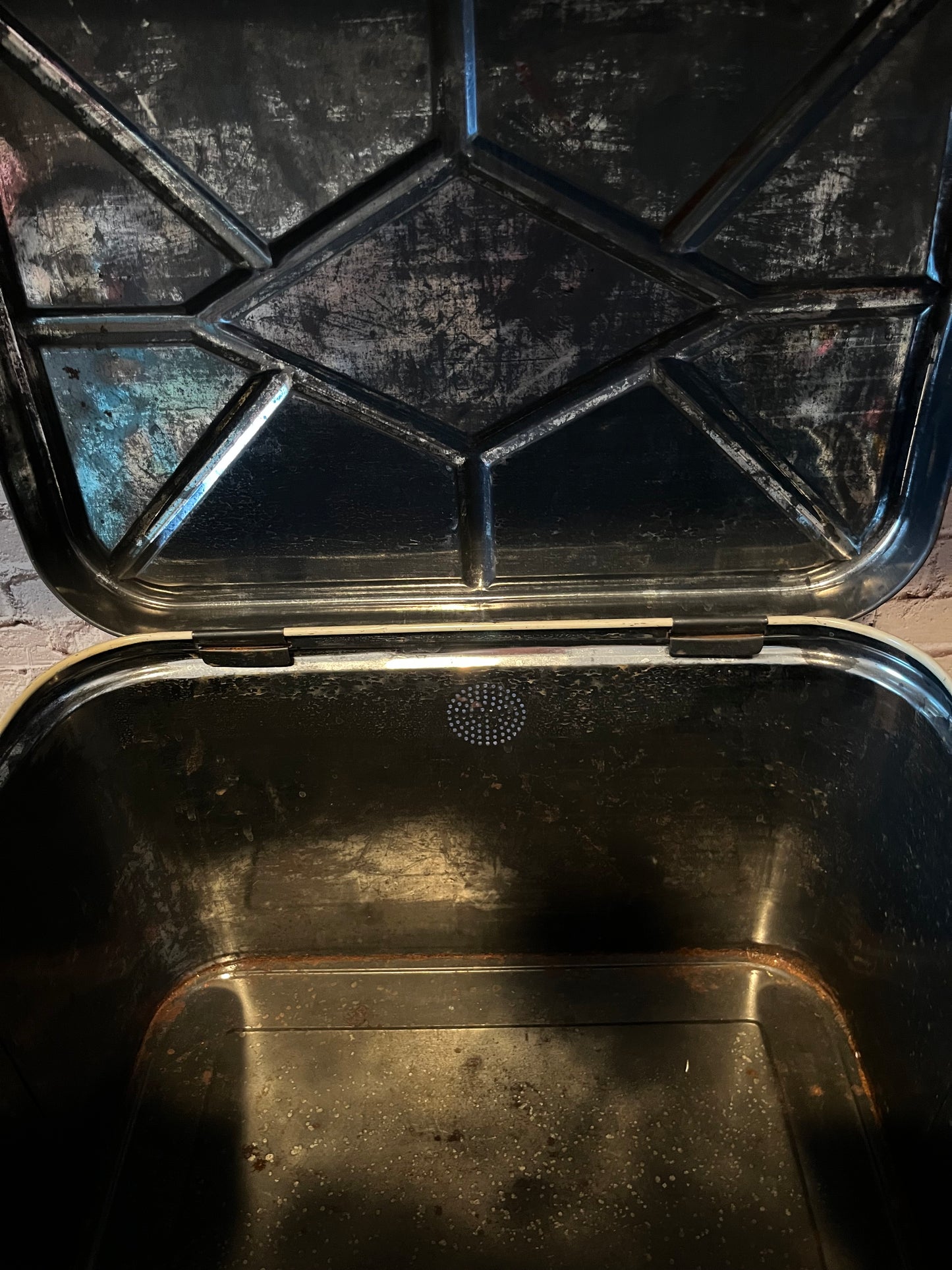 Vintage Nesco Floral Metal Bread Box, Circa 1970s