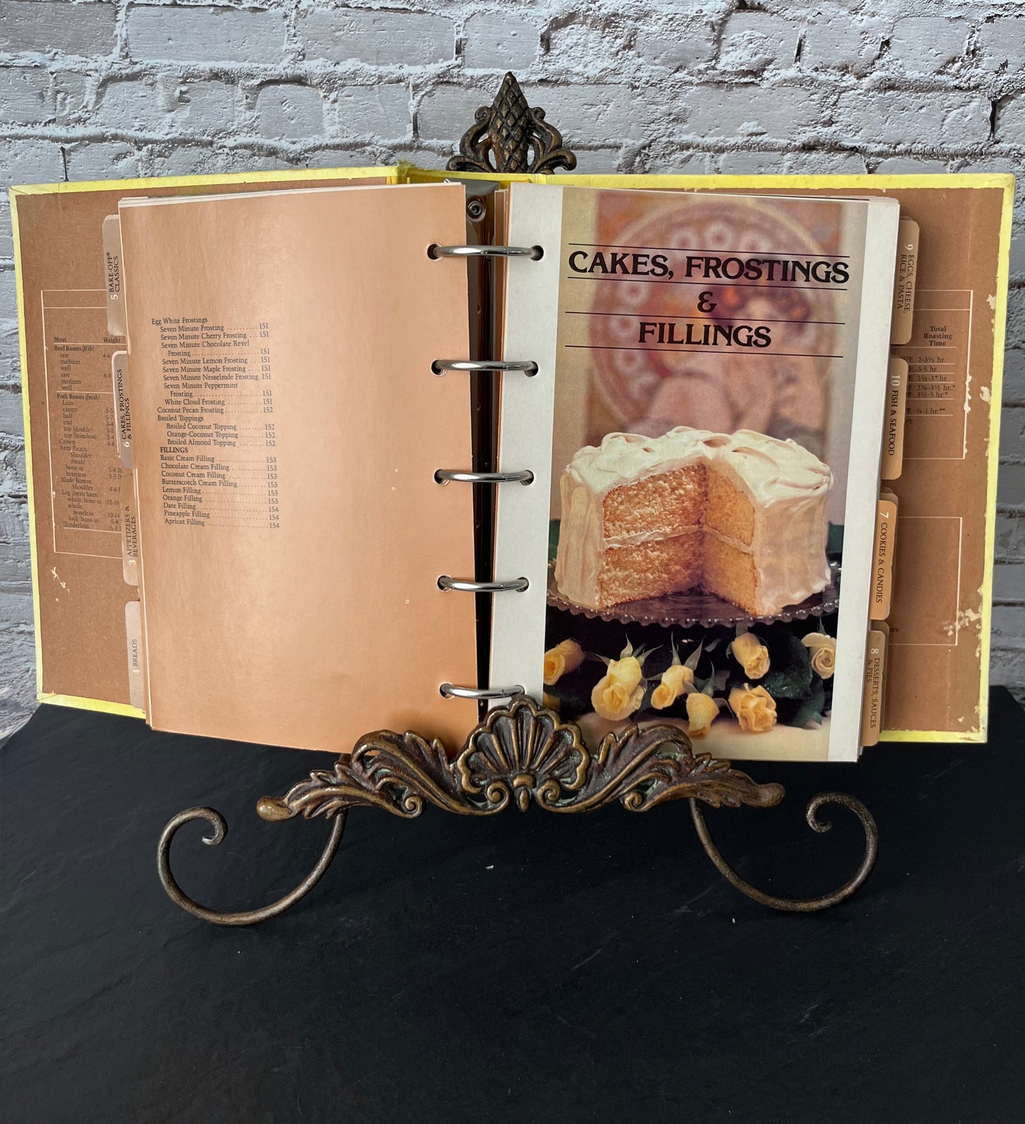 Vintage 1984 Pillsbury Kitchens’ Cookbook Ring Binder Edition