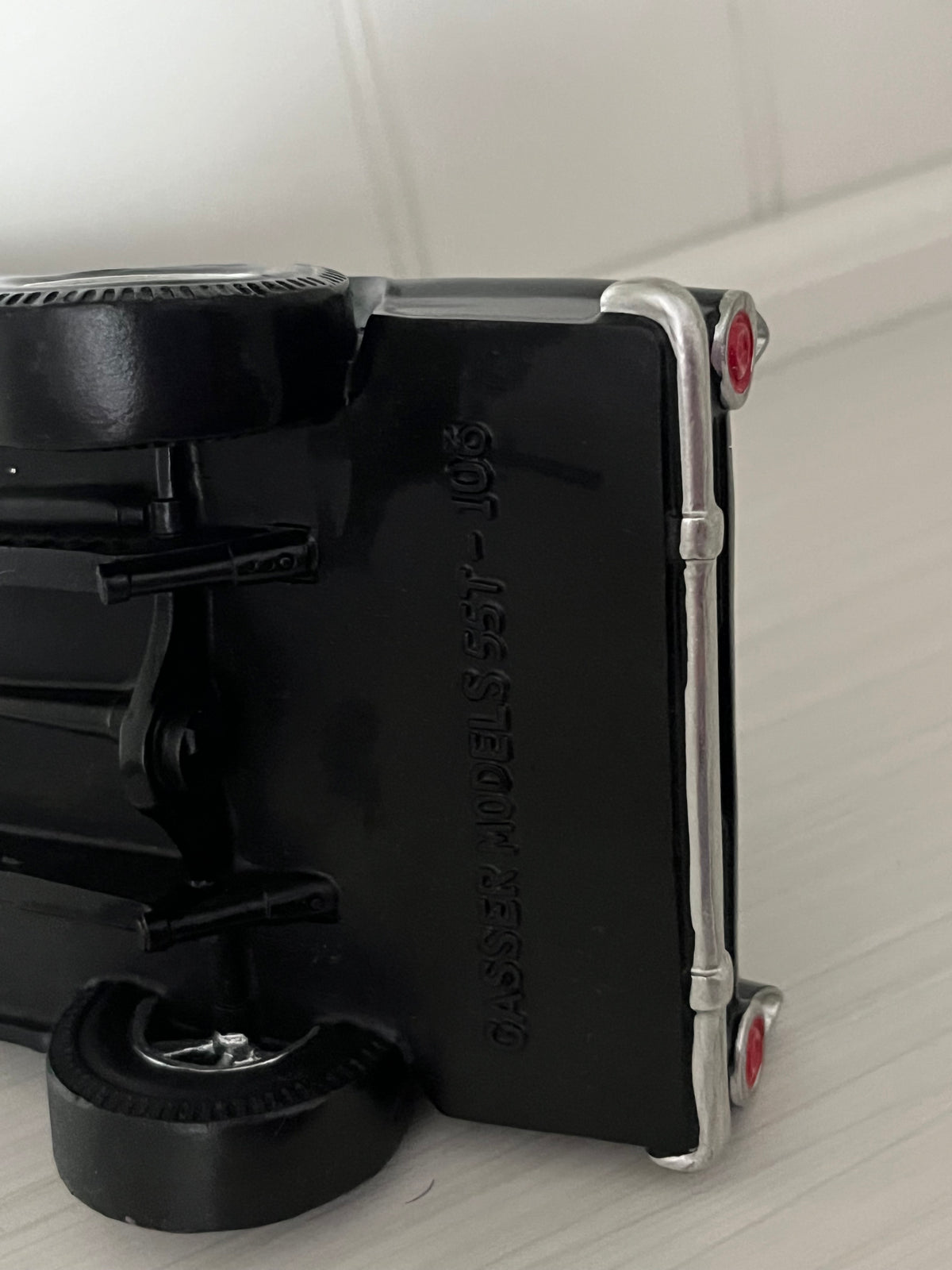 Retro Inspired C1990’s Black Display Hand Painted Gasser Model SST-106 1955 Ford Thunderbird