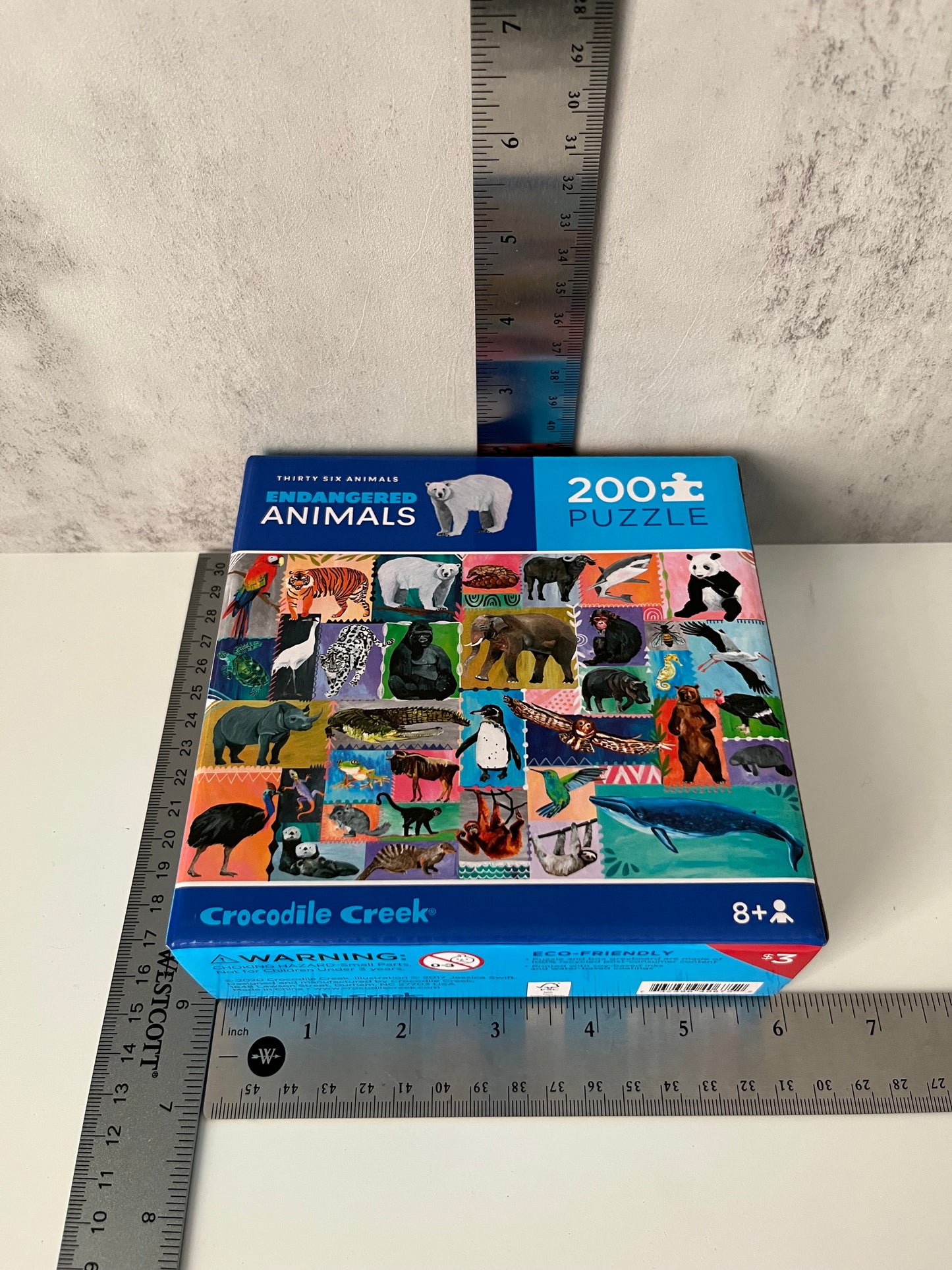 Endangered Animals 200 Piece Educational Jigsaw Puzzle — Contemporary 2020s Wildlife Learning Puzzle — Crocodile Creek

⸻