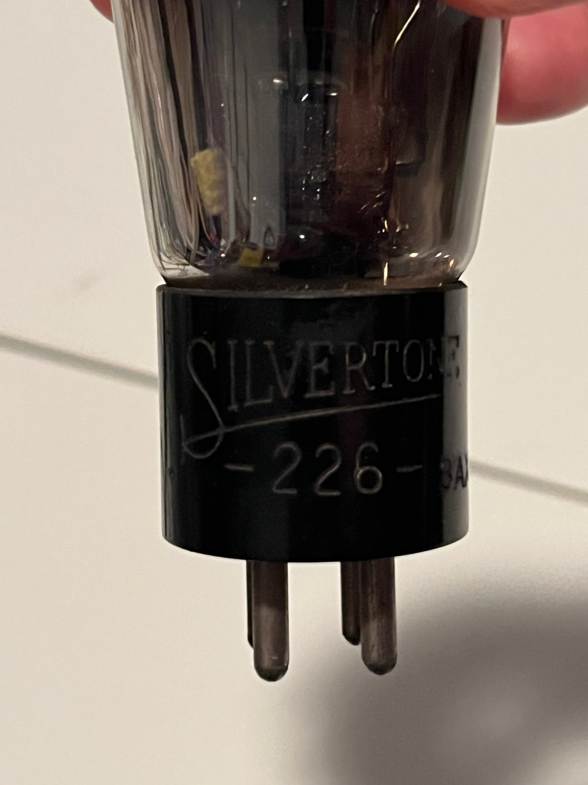 Vintage 1920s Silvertone 226 Vacuum Tube |–1930s Sears Radio Tube | 4-Pin Industrial Curio