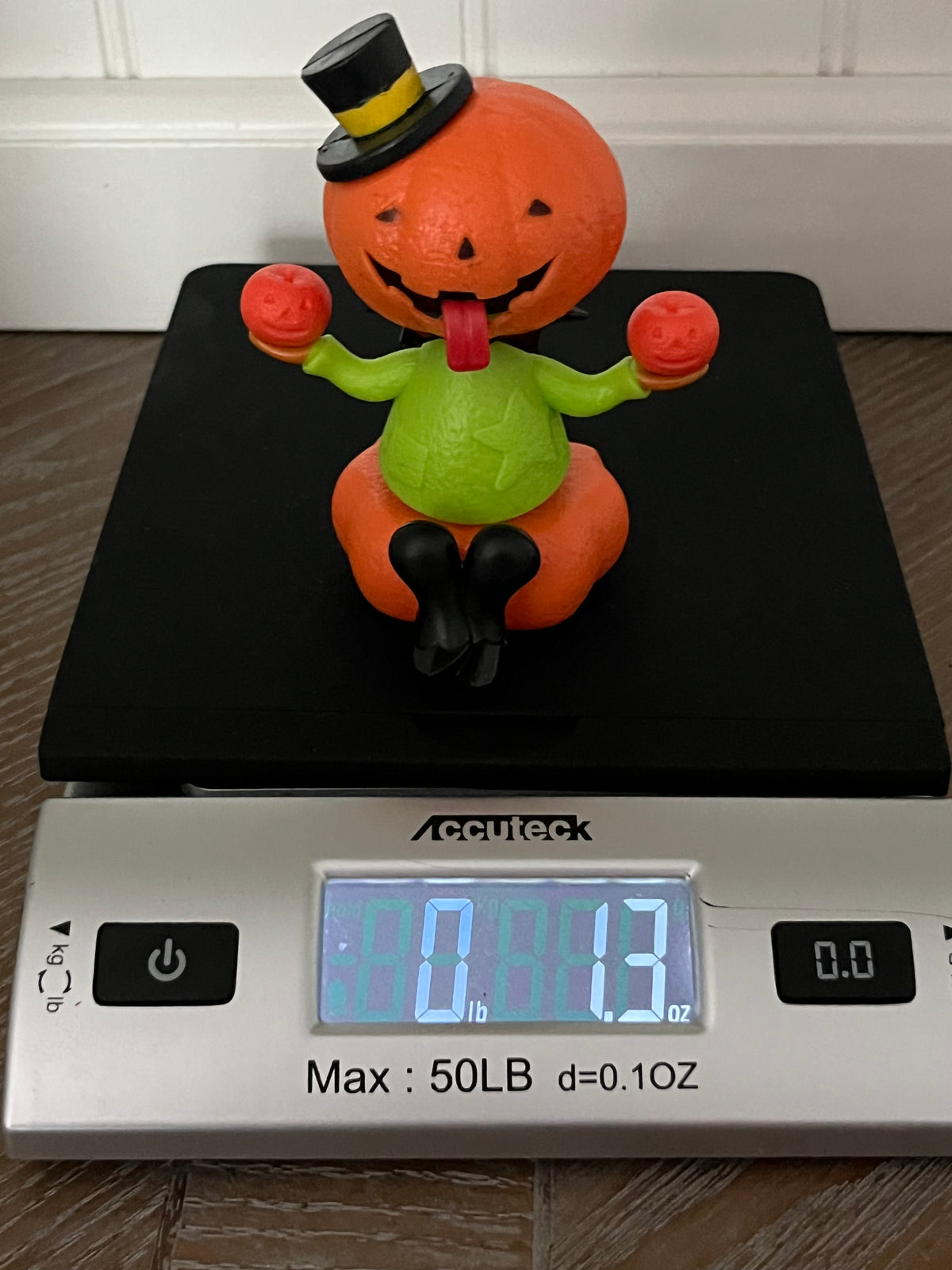 Small Retro Solar Dancing Pumpkin Bobblehead Figurine | Halloween Trinket Décor