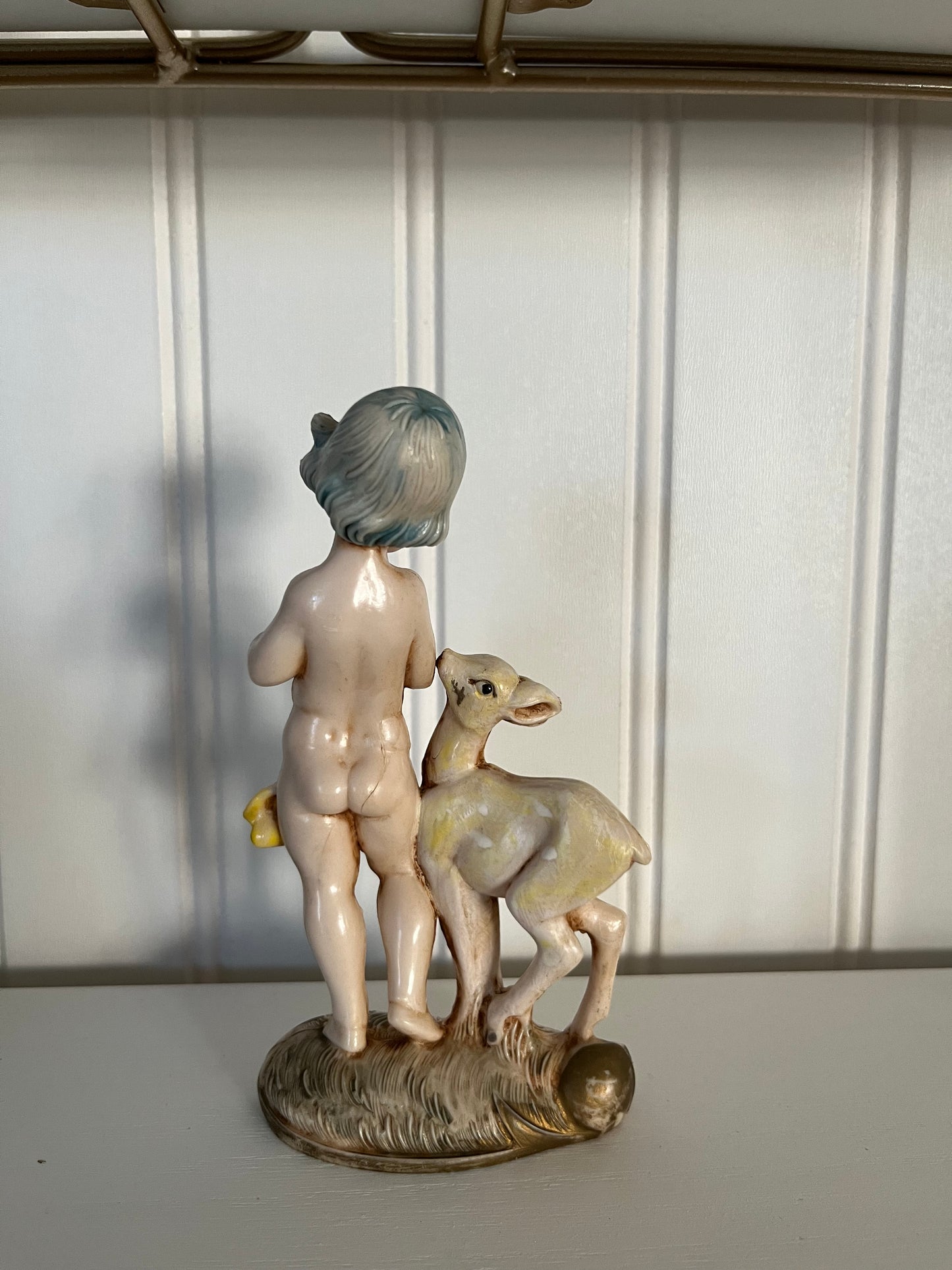 Vintage Cira 1970 ‘s Fontanini Depose 714 Handcrafted Pied Piper Figurine with Spider Mark