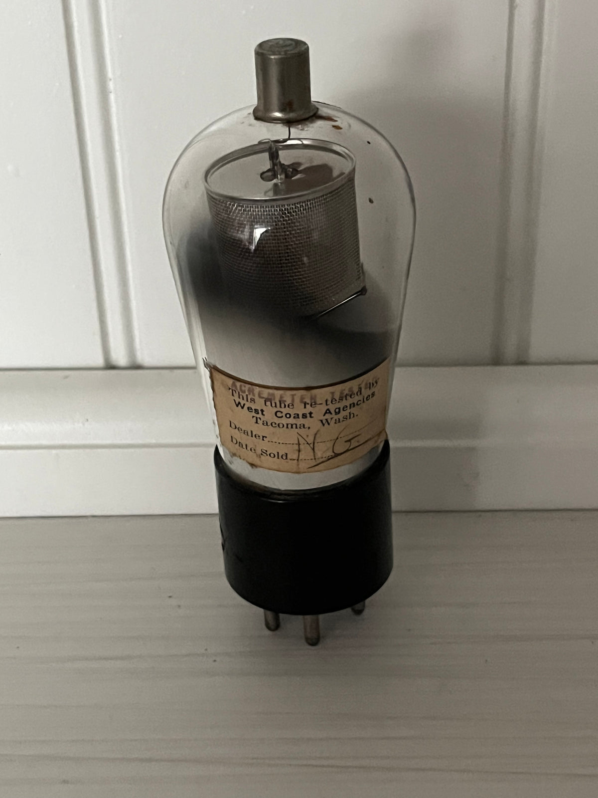 Vintage 1920s Hyvac Screen-Grid Vacuum Tube | Probable Type 224 | 5-Pin