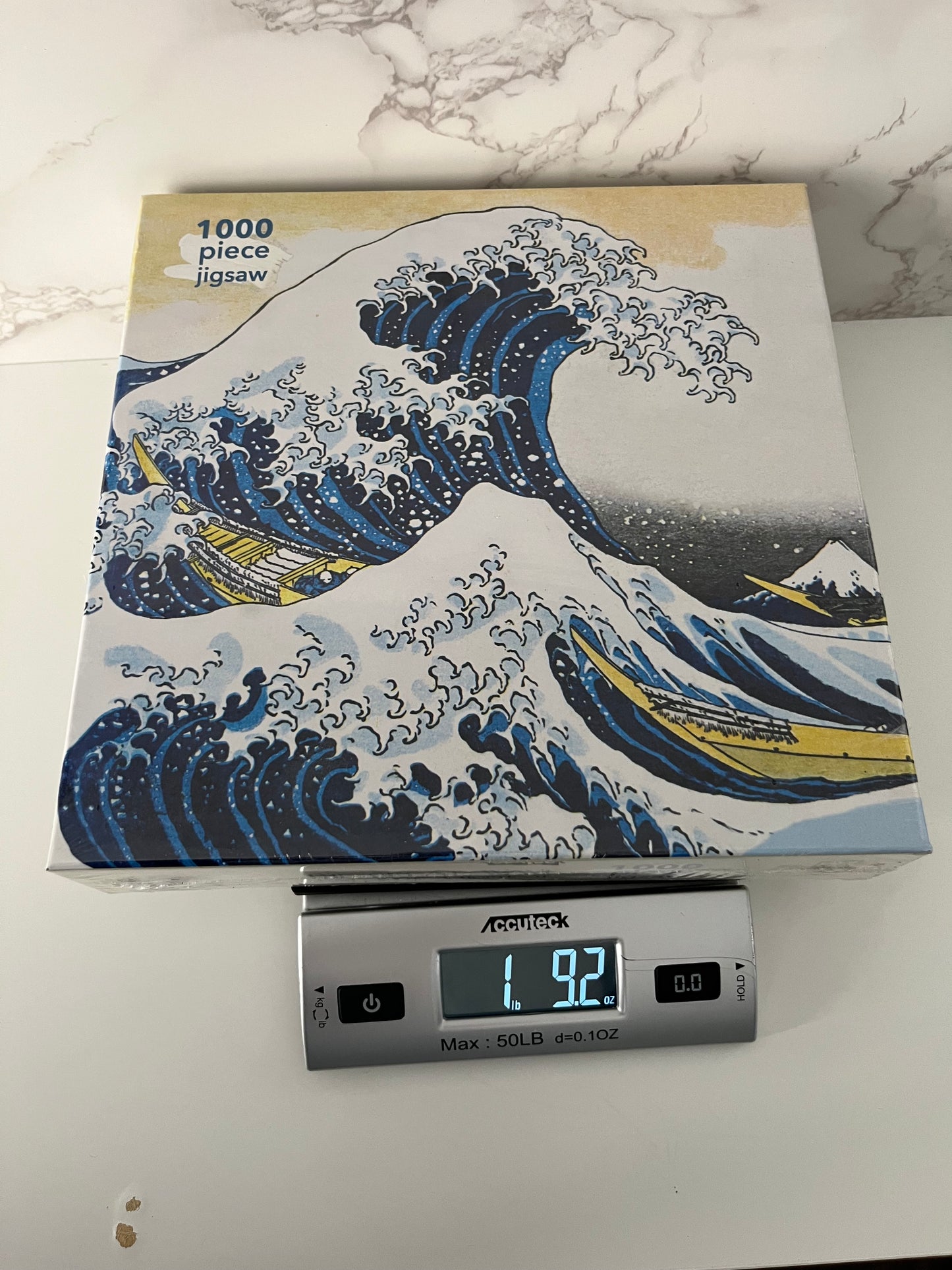 2020s Katsushika Hokusai “The Great Wave off Kanagawa” 1000 Piece Jigsaw Puzzle — Factory Sealed — Classic Japanese Ukiyo-e Art Reproduction