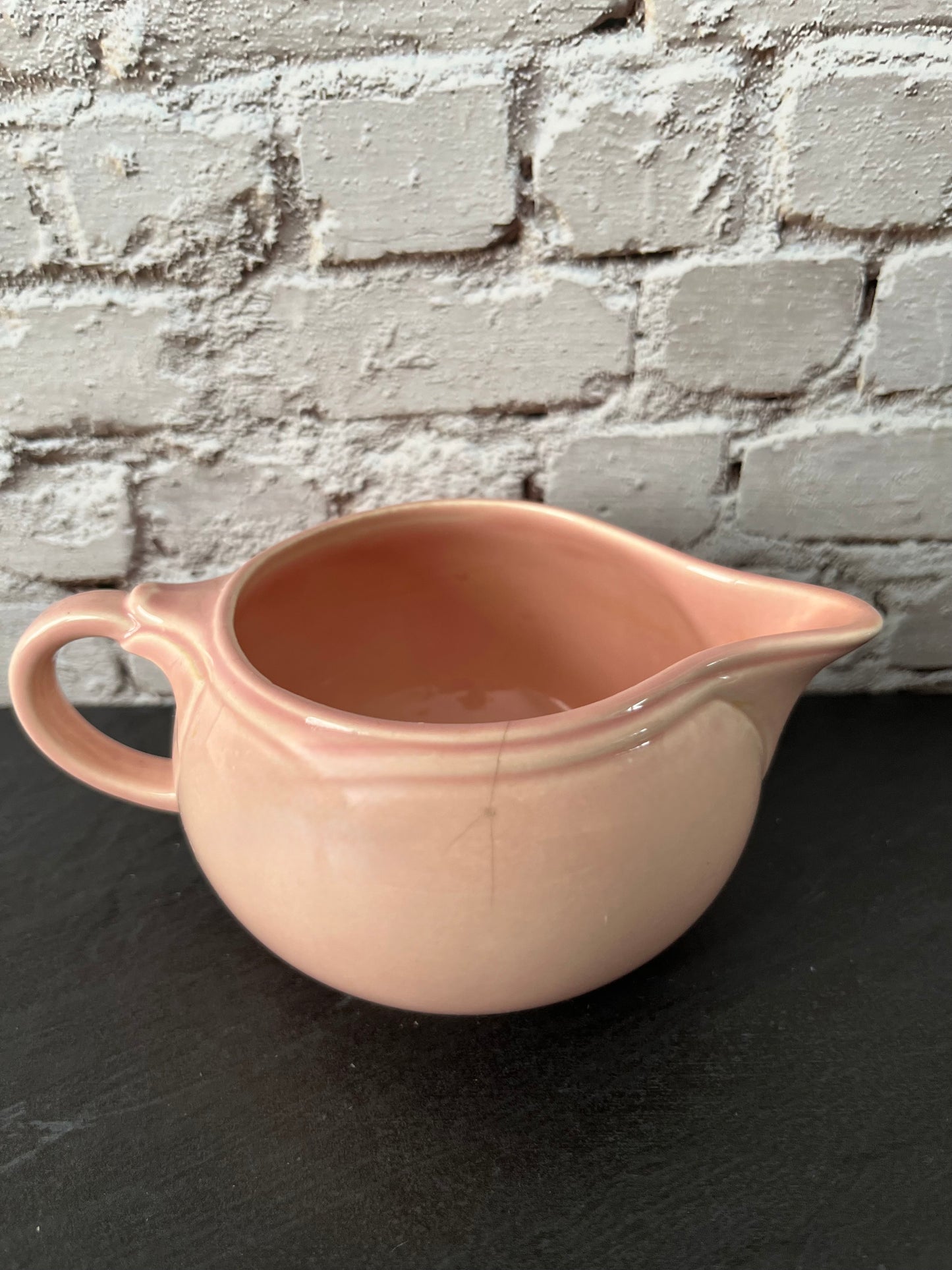Vintage 1940s Art Deco Lu-Ray Pastels Pink Creamer – Taylor, Smith & Taylor Art Deco Blush Pitcher