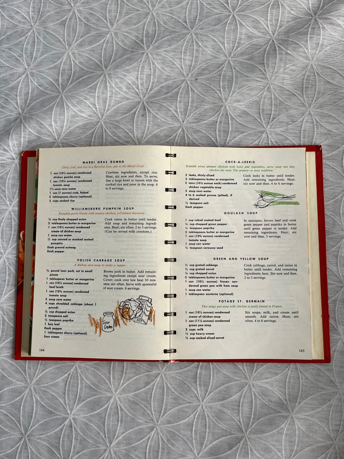 Vintage 1970s Campbell’s “Cooking With Soup” Cookbook | Retro Mid-Century Kitchen Recipe Book
