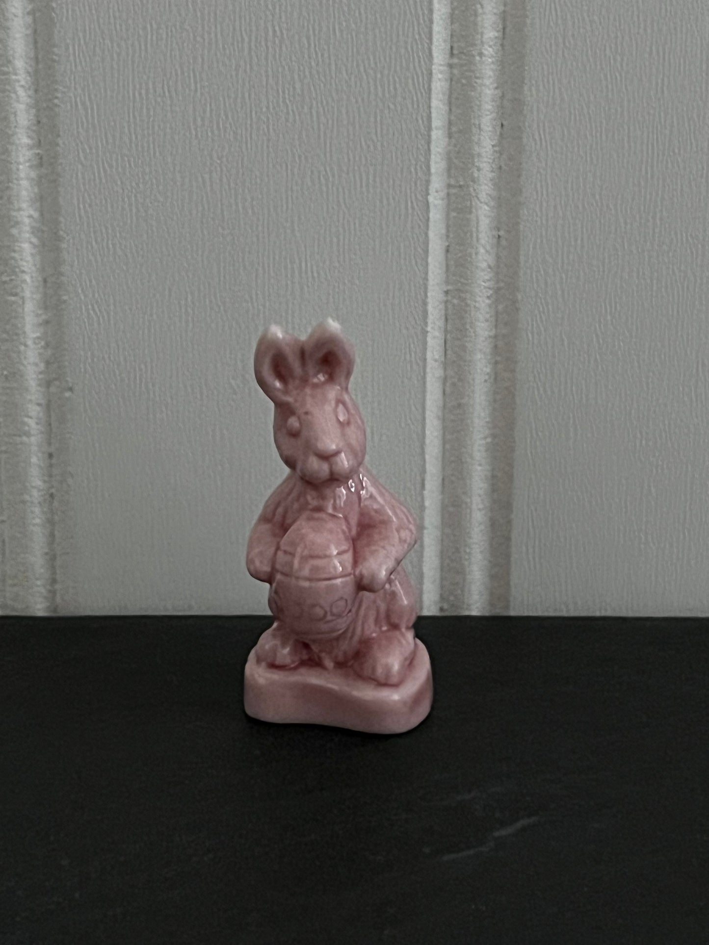 Vintage Wade Red Rose Tea Pink Easter Bunny - Calendar Series #7
