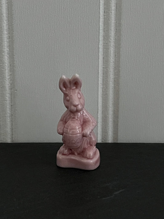 Vintage Wade Red Rose Tea Pink Easter Bunny - Calendar Series #7