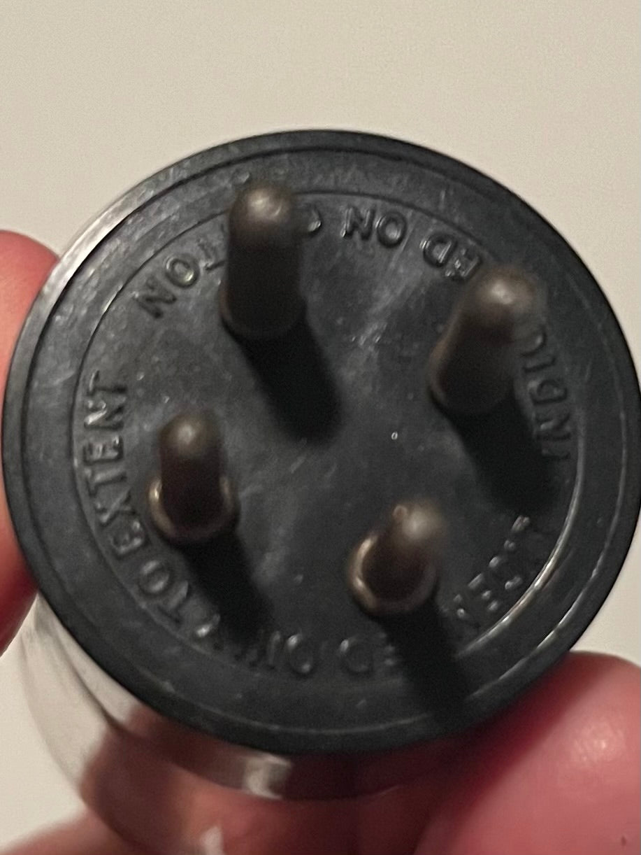 Vintage 1920s Silvertone 226 Vacuum Tube |–1930s Sears Radio Tube | 4-Pin Industrial Curio