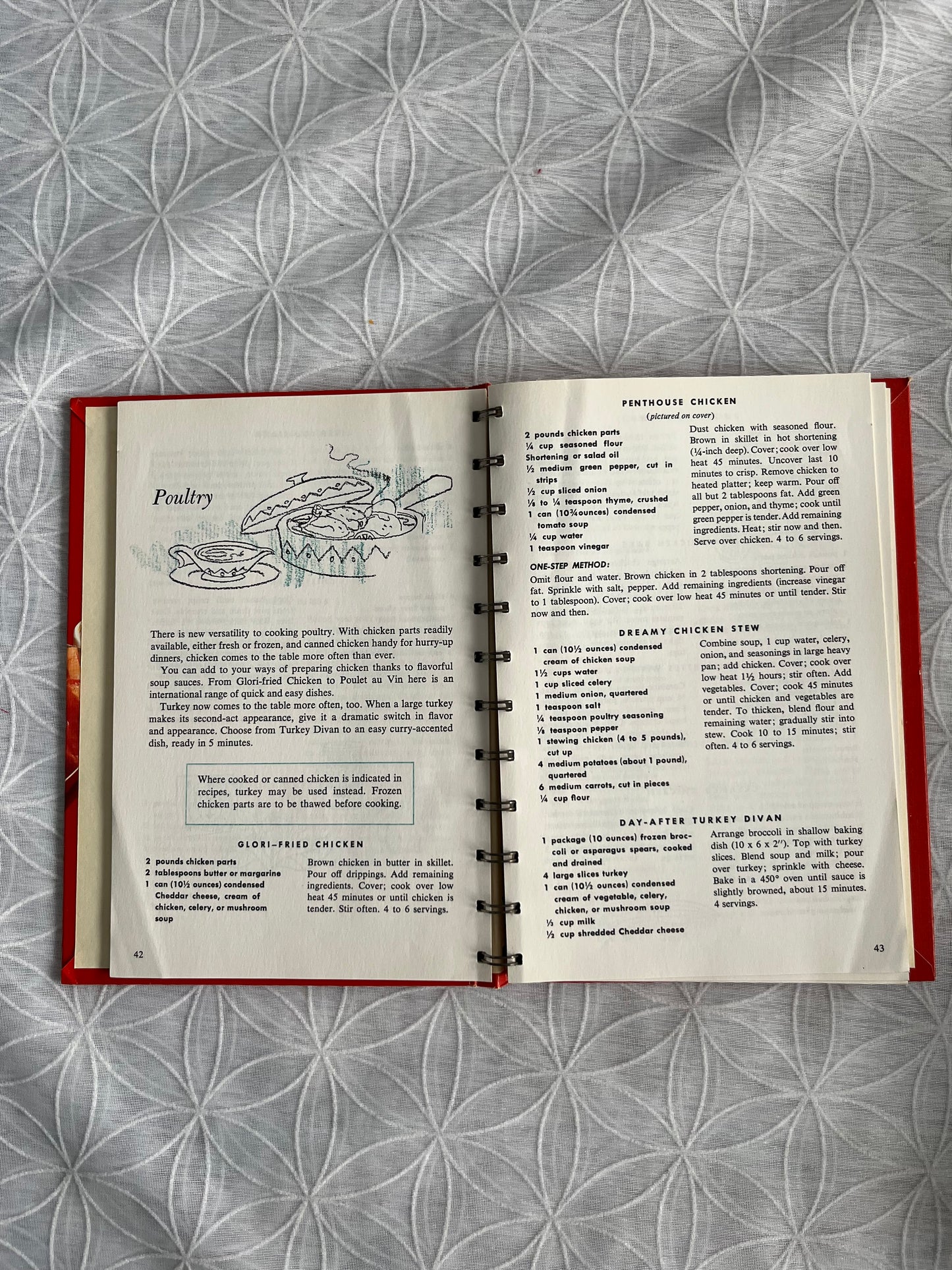 Vintage 1970s Campbell’s “Cooking With Soup” Cookbook | Retro Mid-Century Kitchen Recipe Book