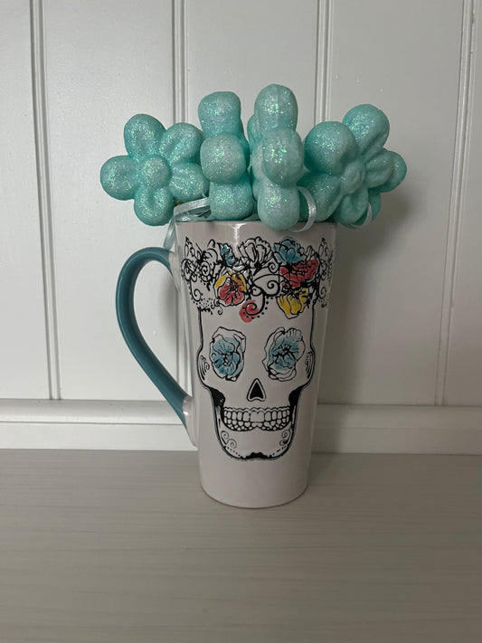Spectrum Designs “Floral Sugar Skull” Ceramic Mug – 2010s