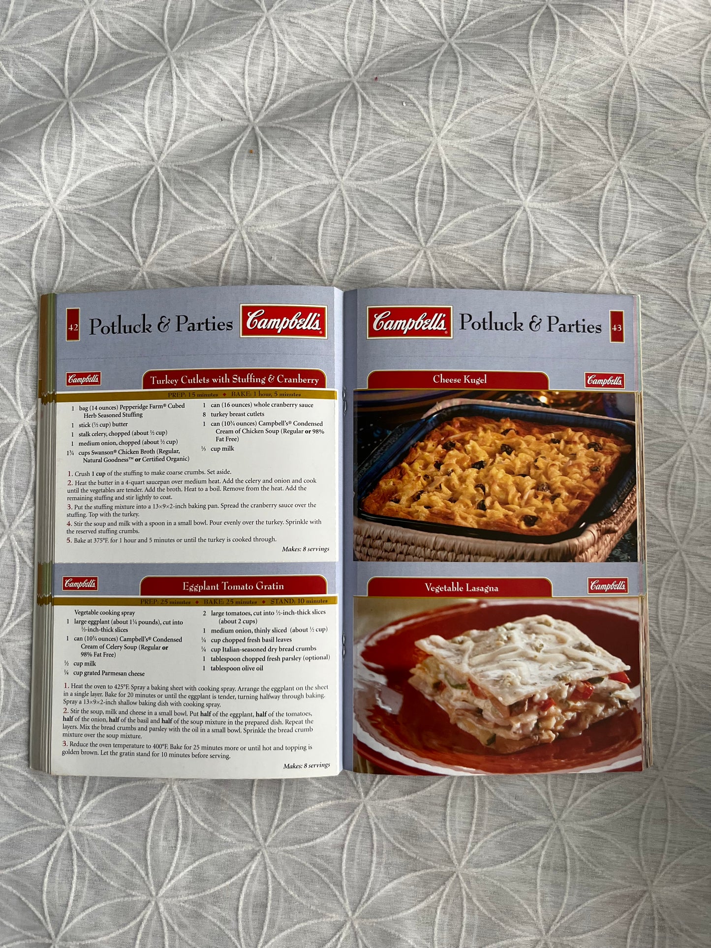 Retro Campbell’s Cookbook Lot | 1990s–2000s Recipe Book Collection | Casserole & One-Dish Kitchen Set