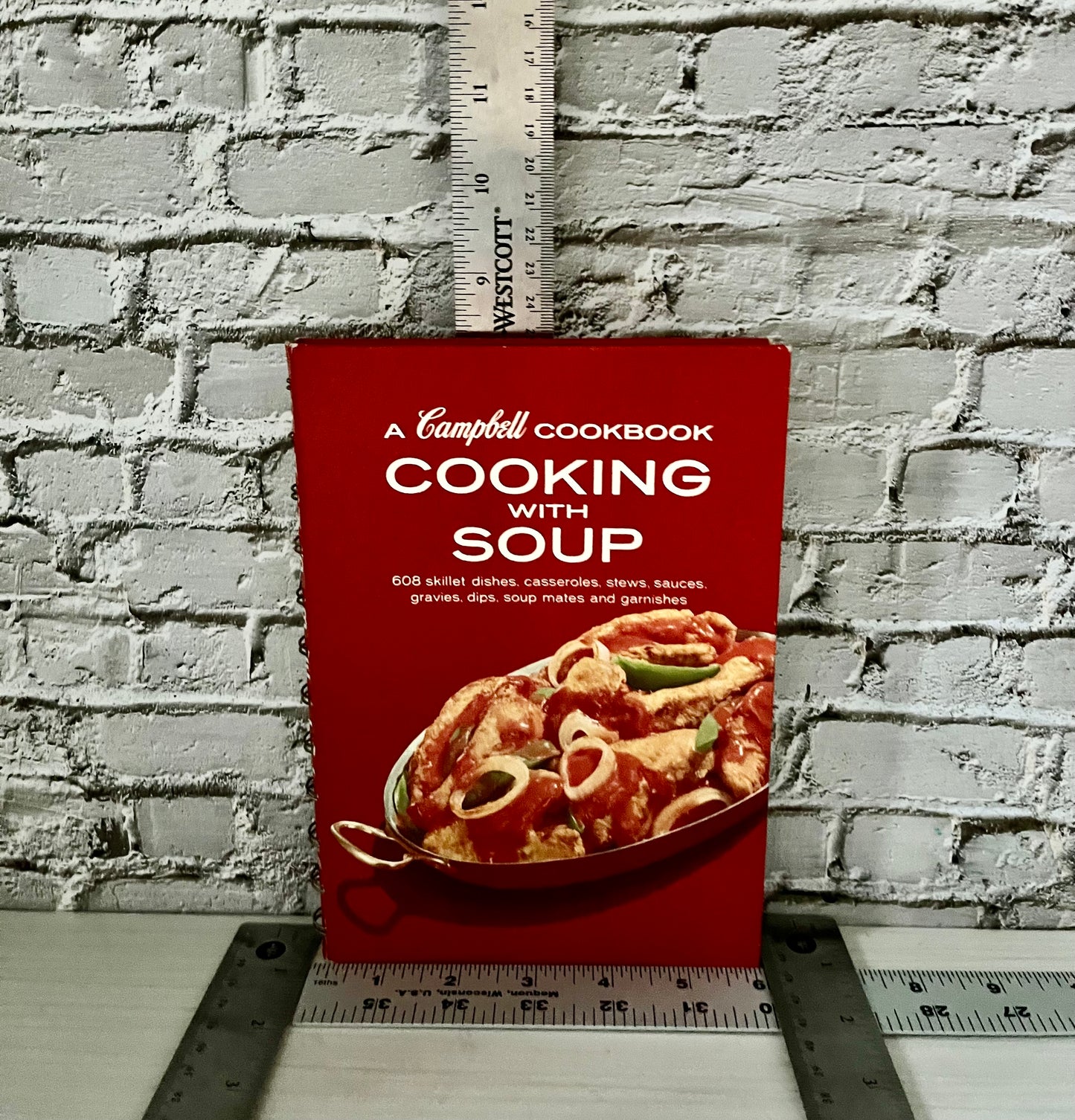 Vintage 1970s Campbell’s “Cooking With Soup” Cookbook | Retro Mid-Century Kitchen Recipe Book