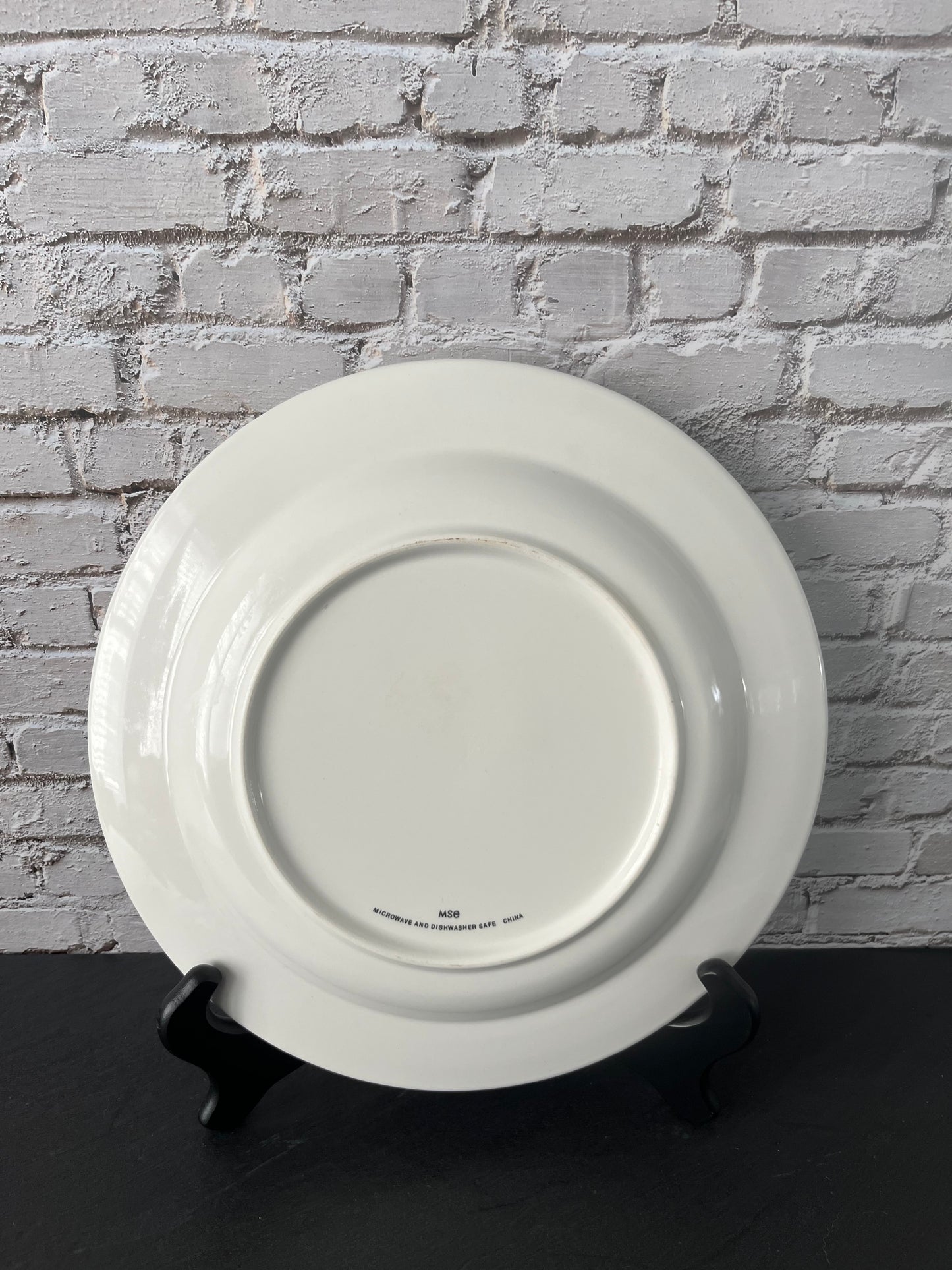 Martha Stewart MSE “Forget Me Not” 11” Dinner Plate – Late 1990s Cottage Floral – 1 Available