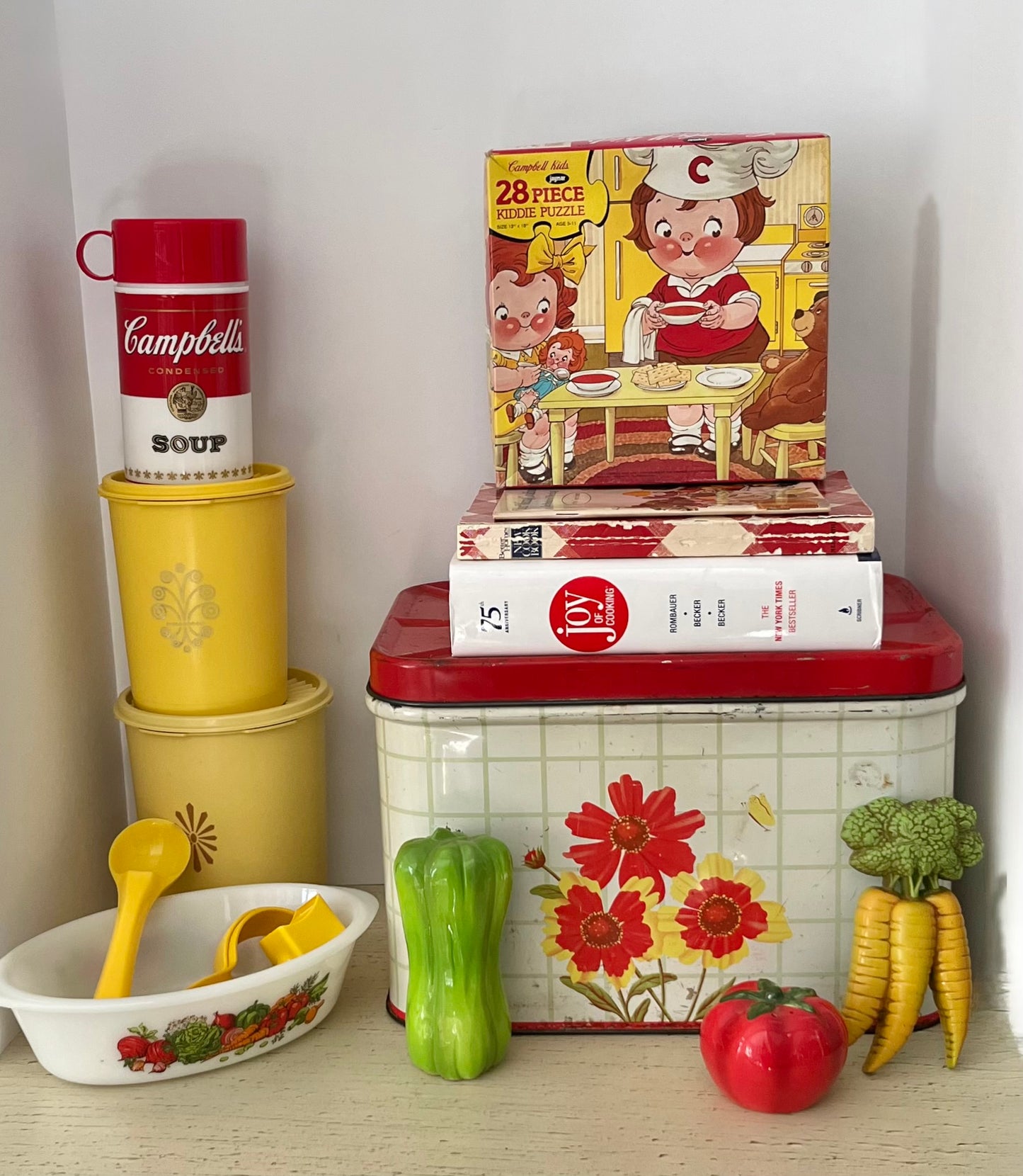 Vintage 1960’s Campbell Kids “Soup’s On” 28 Piece Kiddie Puzzle by Jaymar | Complete Boxed Retro Children’s Puzzle | Campbell Soup Collectible