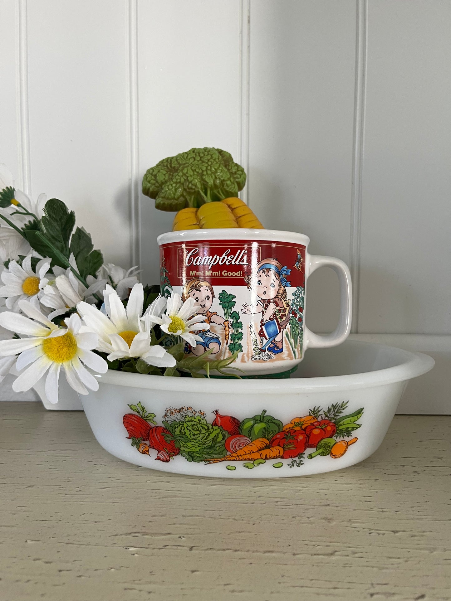 Vintage 1997 Campbell’s Soup Kids Vegetable Garden Ceramic Mug – Westwood Collectible