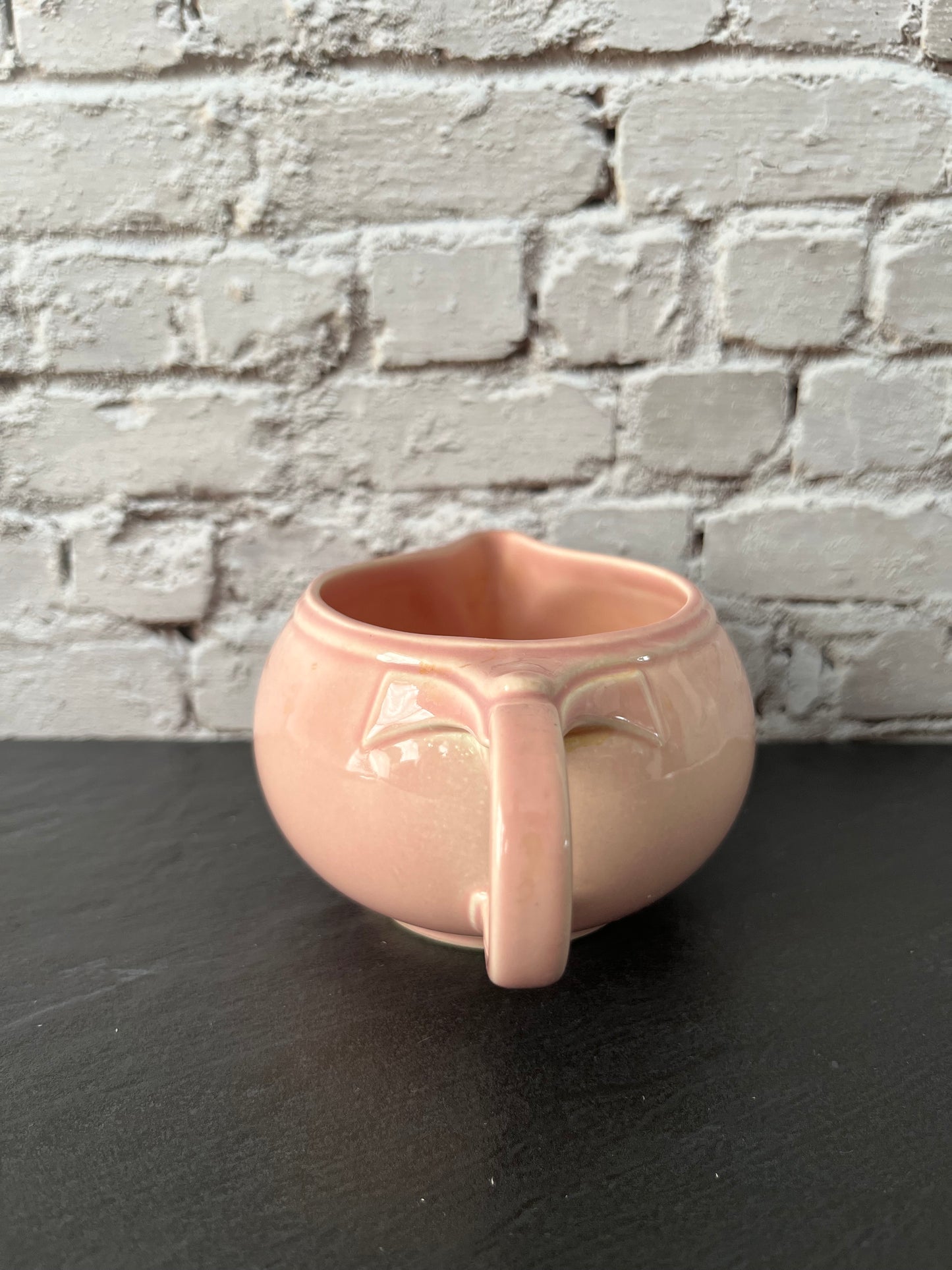 Vintage 1940s Art Deco Lu-Ray Pastels Pink Creamer – Taylor, Smith & Taylor Art Deco Blush Pitcher