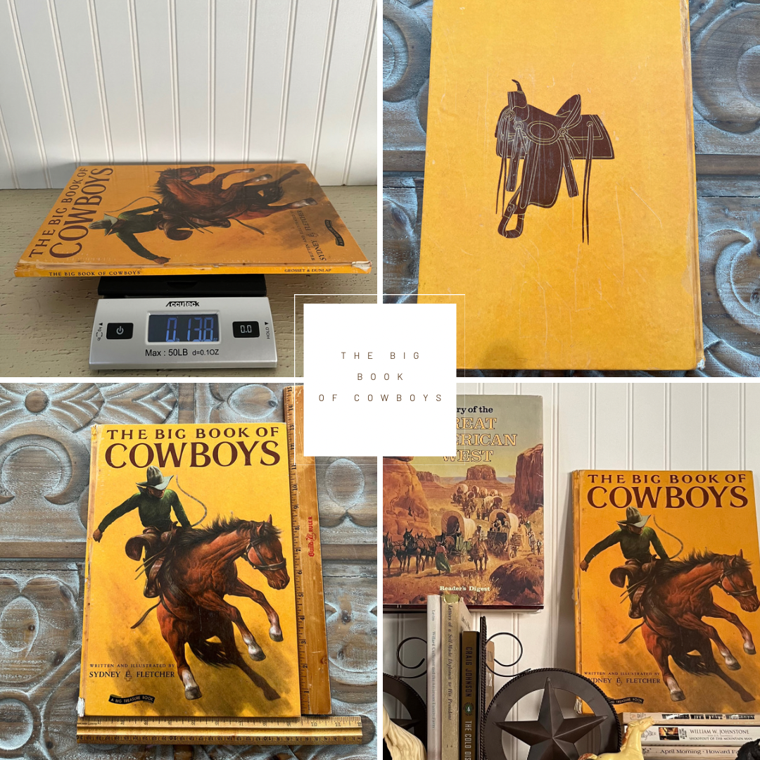 Vintage The Big Book of Cowboys - 1950 - Sydney E. Fletcher