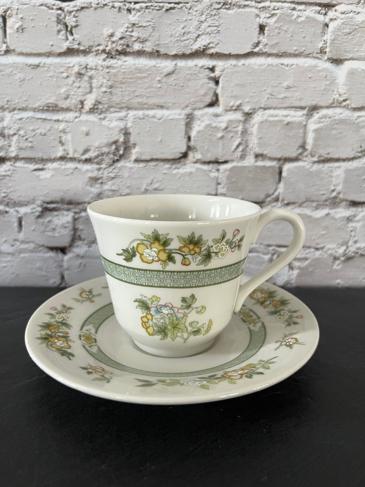 Vintage Royal Doulton Tonkin TC1107 Cup & Saucer – 1970s English Floral China