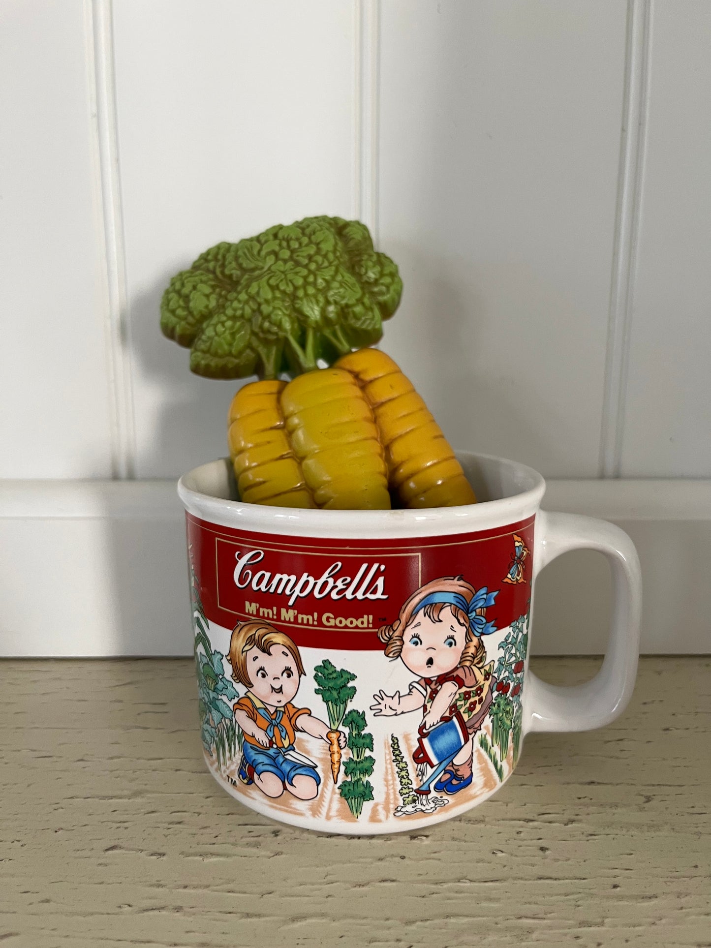 Vintage 1997 Campbell’s Soup Kids Vegetable Garden Ceramic Mug – Westwood Collectible