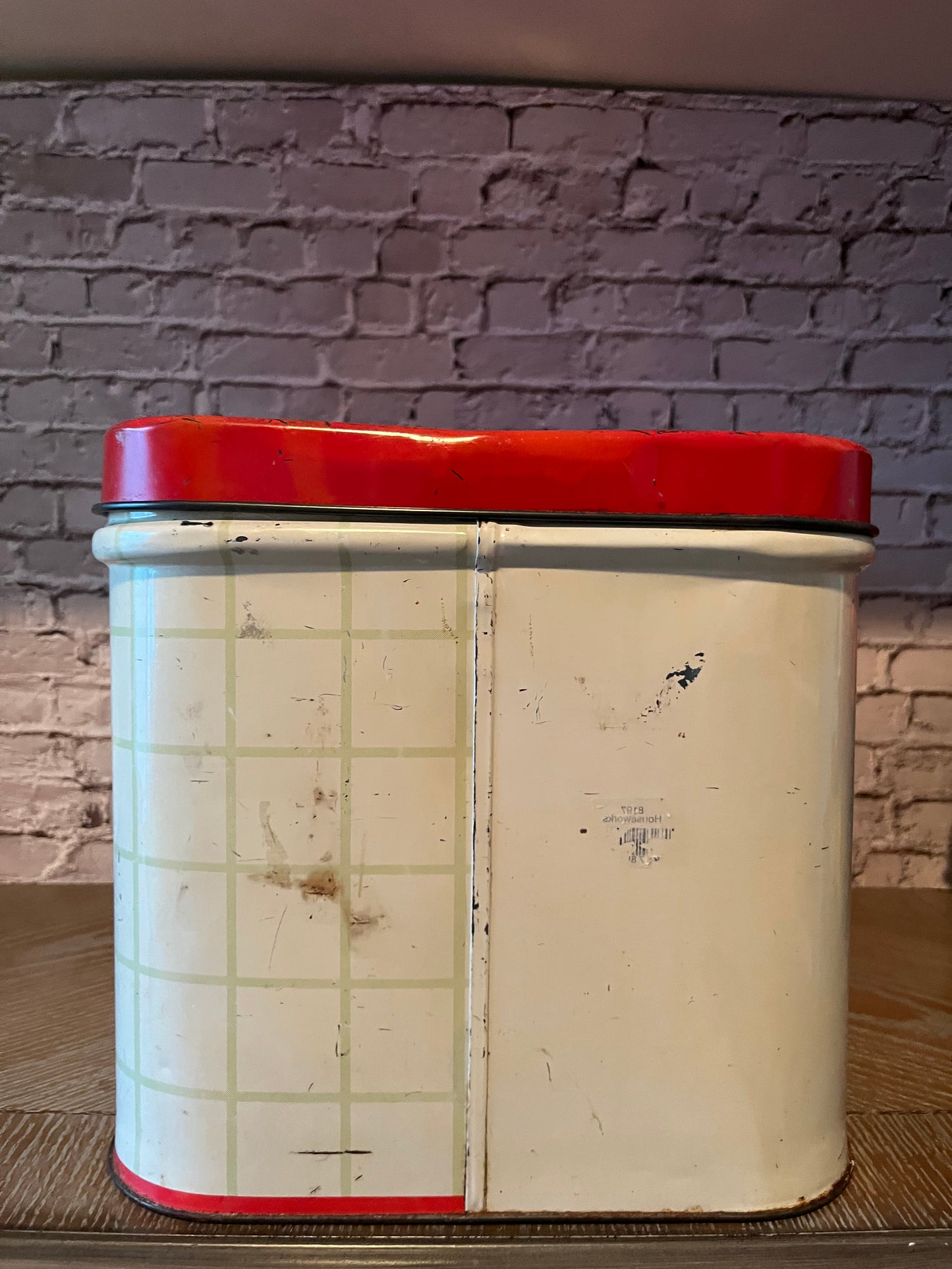 Vintage Nesco Floral Metal Bread Box, Circa 1970s