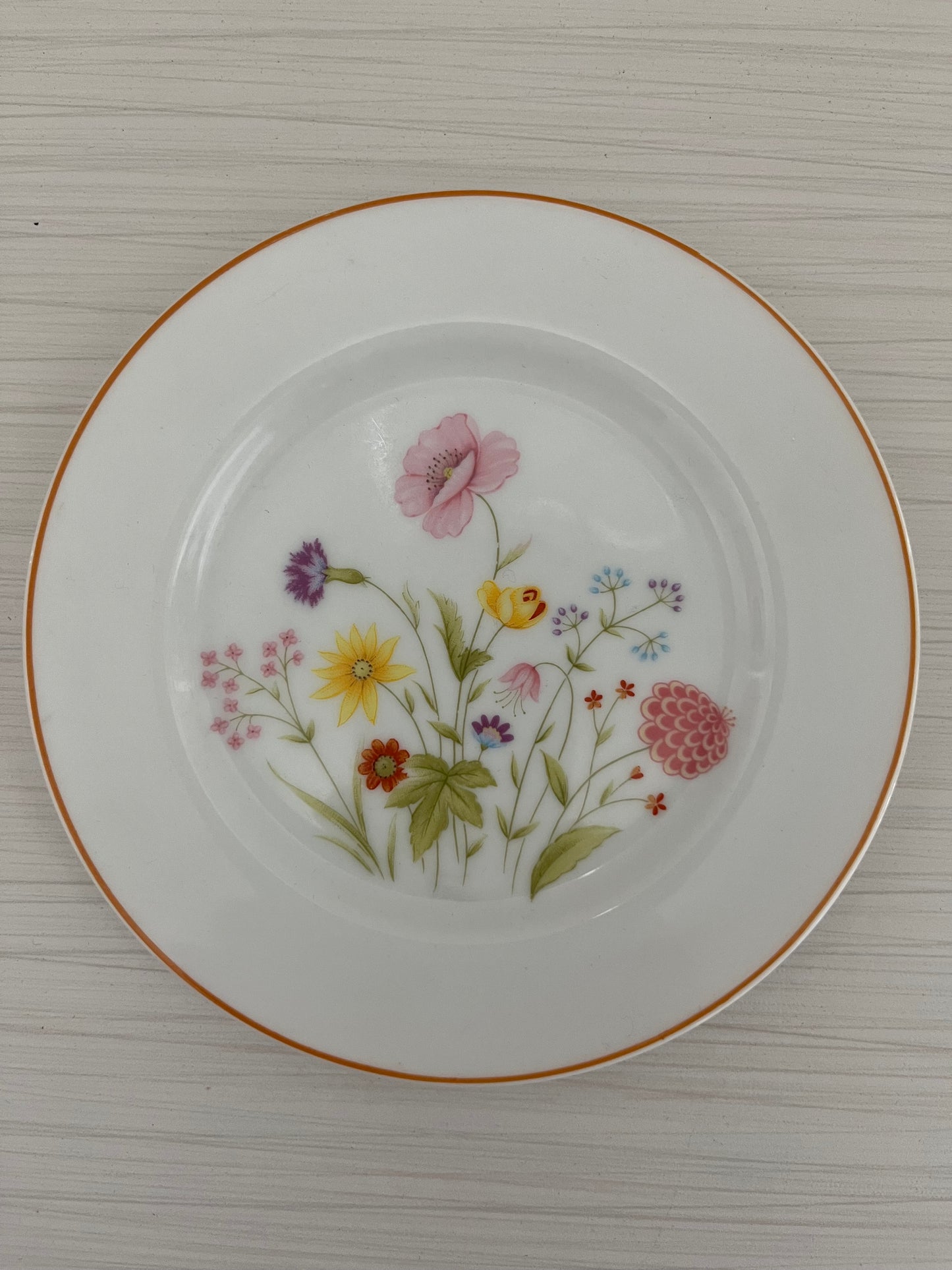 Set of 2 Mikasa Japan Stratford Nita Designer Collection Summer Melody Bread & Butter Plates