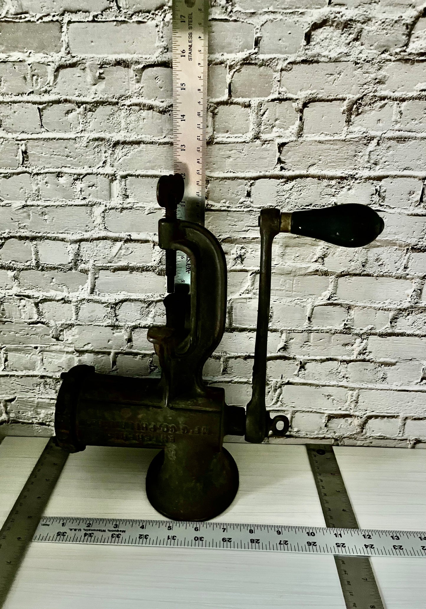 Antique Enterprise No. 7 Cast Iron Food Chopper / Meat Grinder, c. 1890s–1910s
