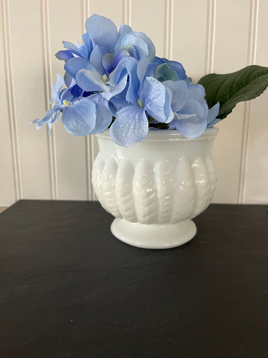 Vintage Randall White Milk Glass Planter Vase - Timeless Elegance for Your Home Decor"