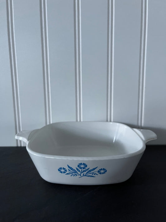 Vintage Corning Ware Blue Cornflower P-41-B 1 3/4 Cup Casserole Dish