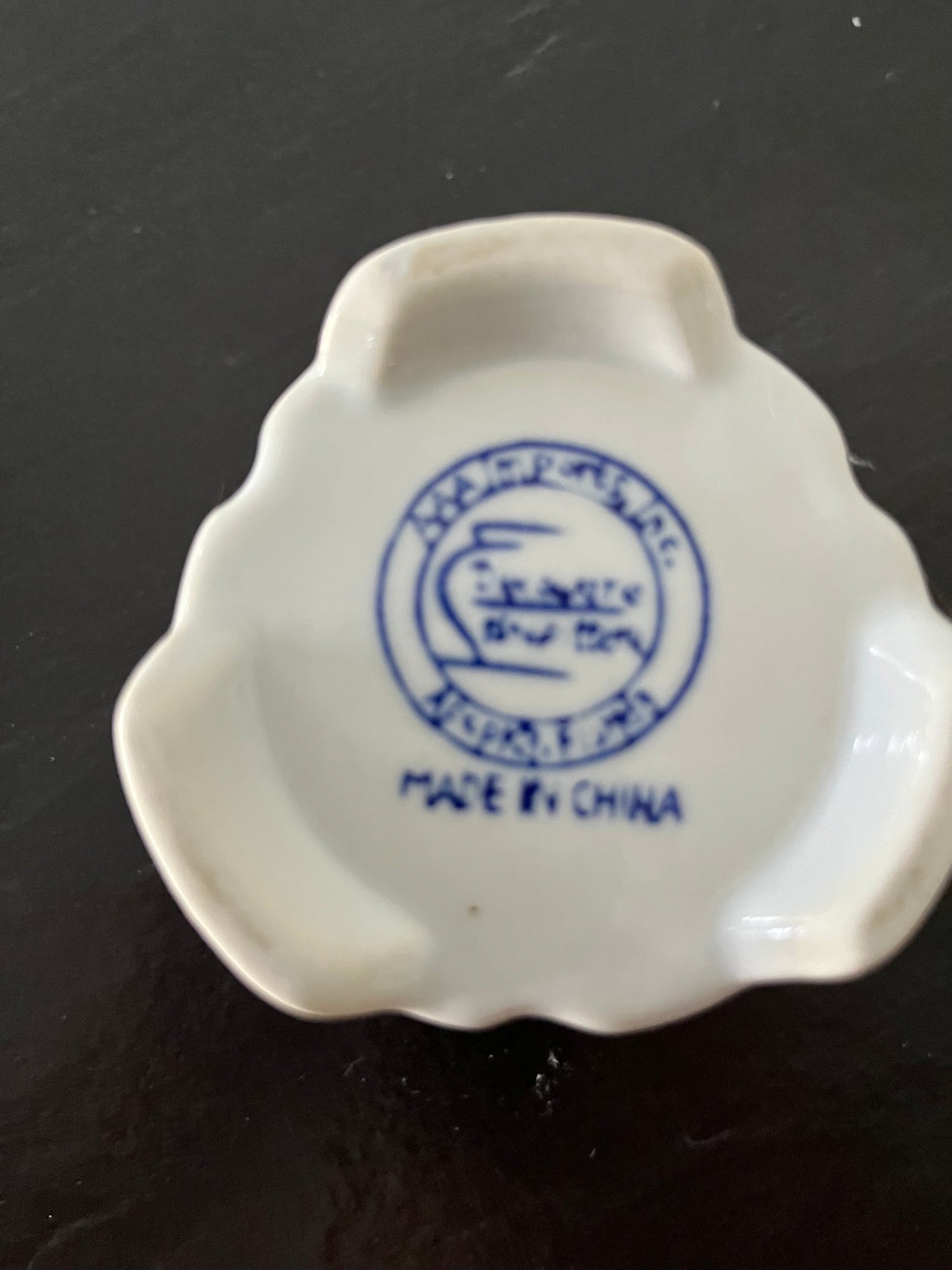 Vintage Blue and White Ceramic Hand-Painted Chinese Qinghua Floral Bonsai Orchid CachePot - Small pot, Footed - 4" High
